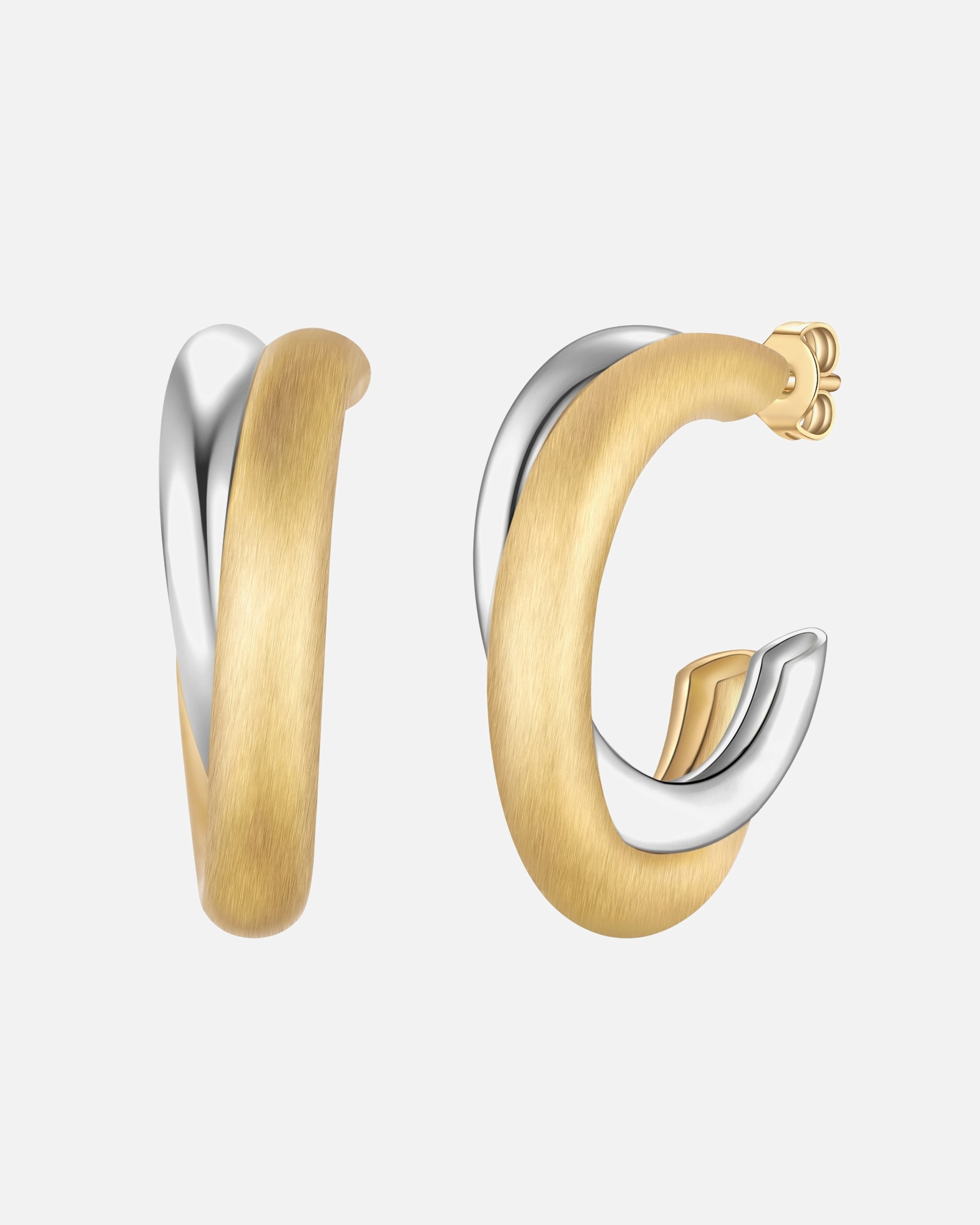 Obrączki dla Kobieta Yokoamii Kolczyki kola z posrebrzanego/pozlacanego mosiadzu 22,7 mm