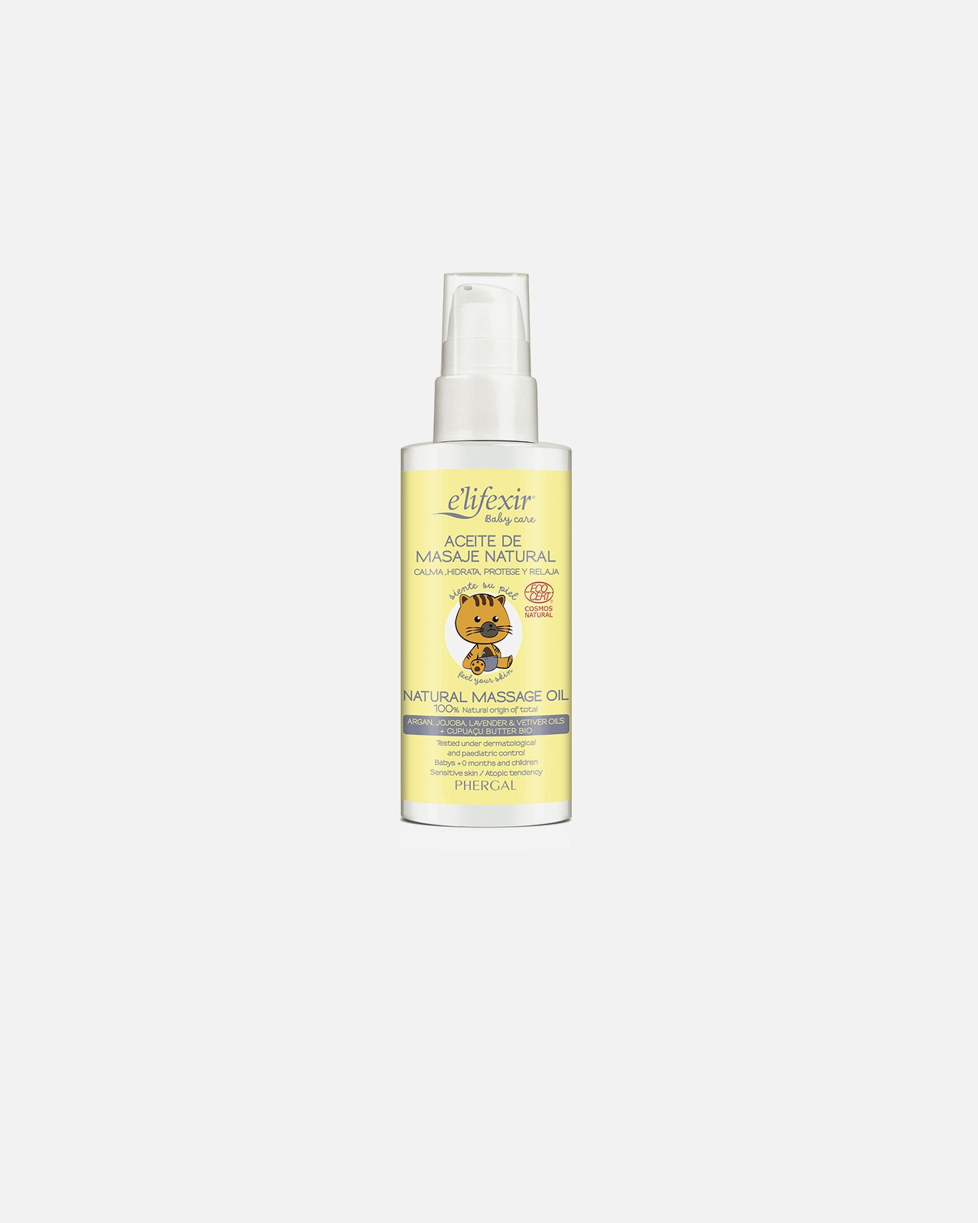 Olejek dla niemowląt dla Unisex e'lifexir ECO BABY CARE suchy olejek do masażu 125 ml