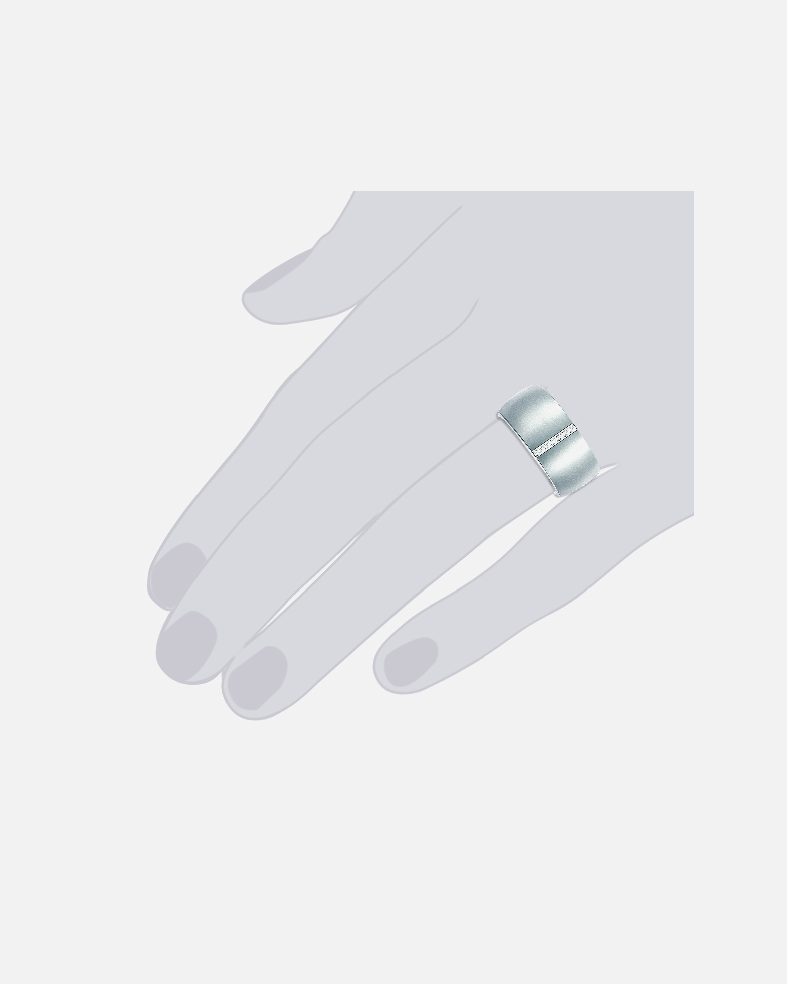 Pierścionek dla Kobieta Rafaela Donata Stal nierdzewna Zdobienie kryształkami Swarovski® 58