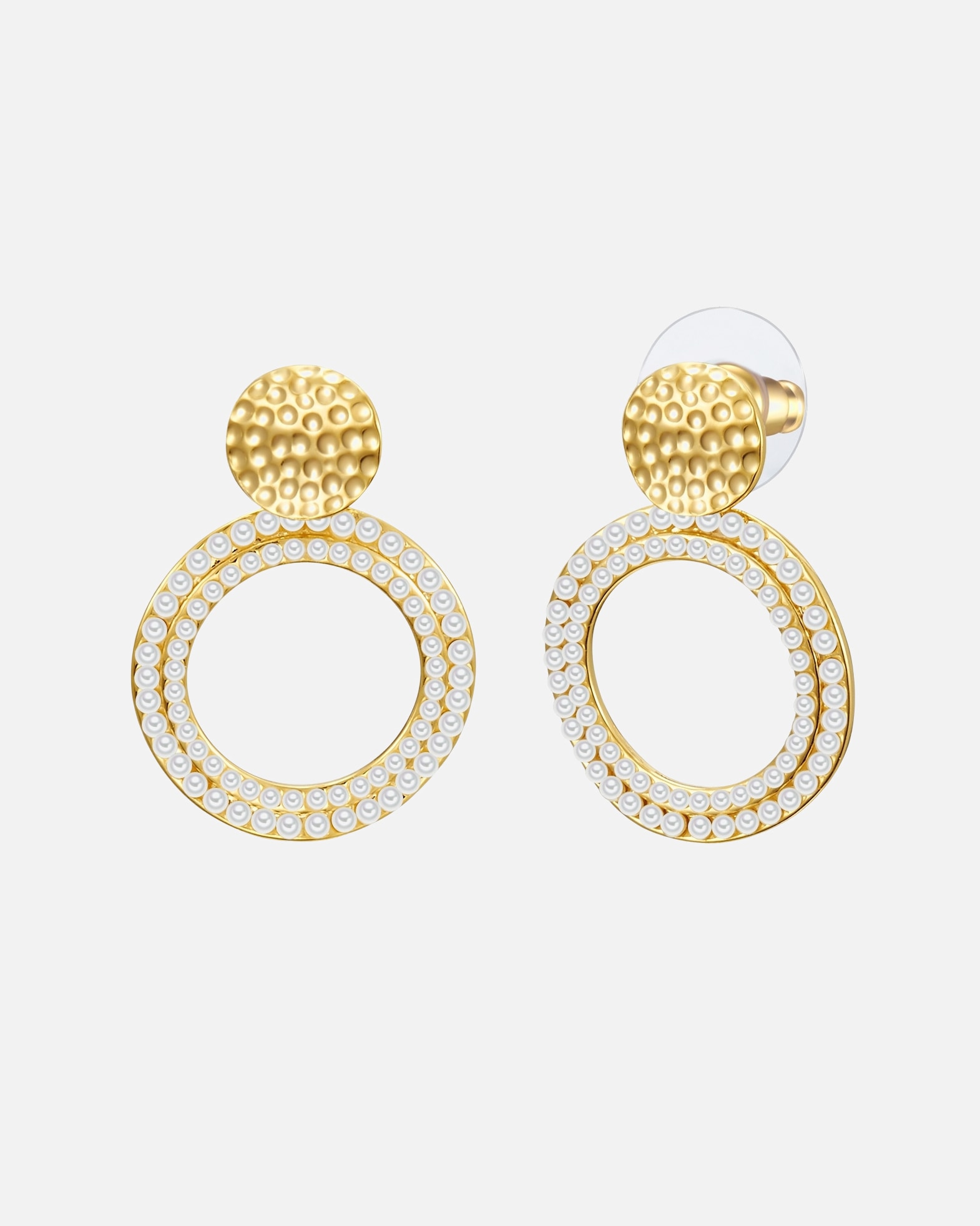 Kolczyki dla Kobieta Lulu & Jane Kolczyki Stop metali Żółte złoto 30,3 mm