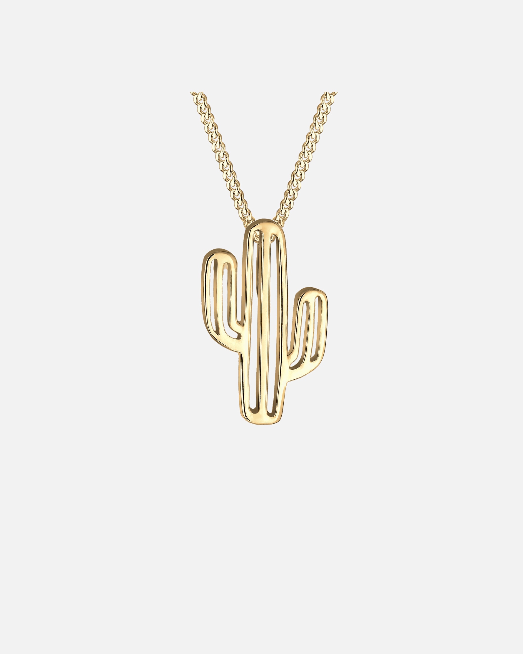 Naszyjnik dla Kobieta Elli Damski Kaktus Pustynia Boho w srebrze próby 925 Sterling Silver 45