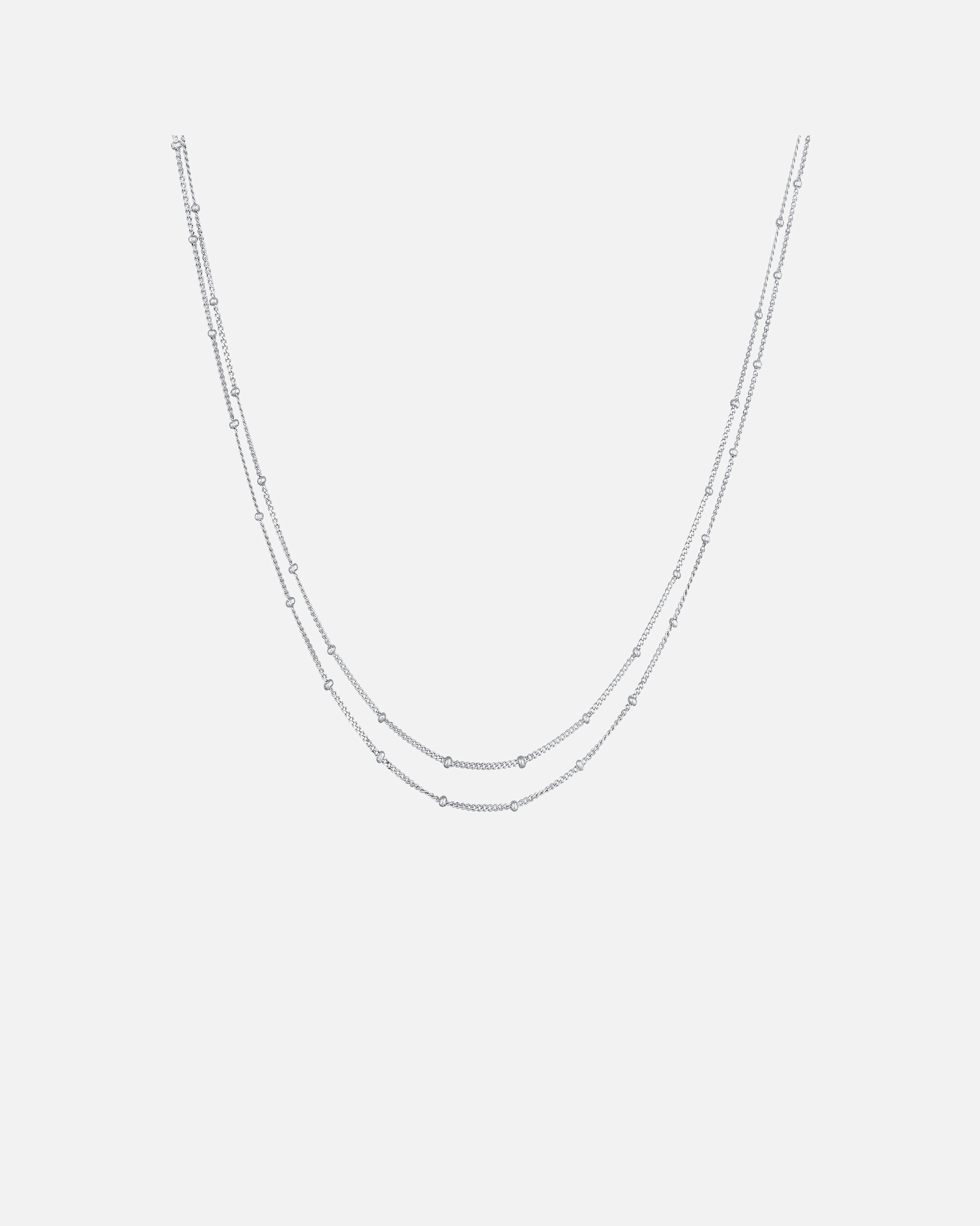 Naszyjnik dla Kobieta Elli Damski naszyjnik warstwowy delikatny Basic w srebrze 925 Sterling Silver 40