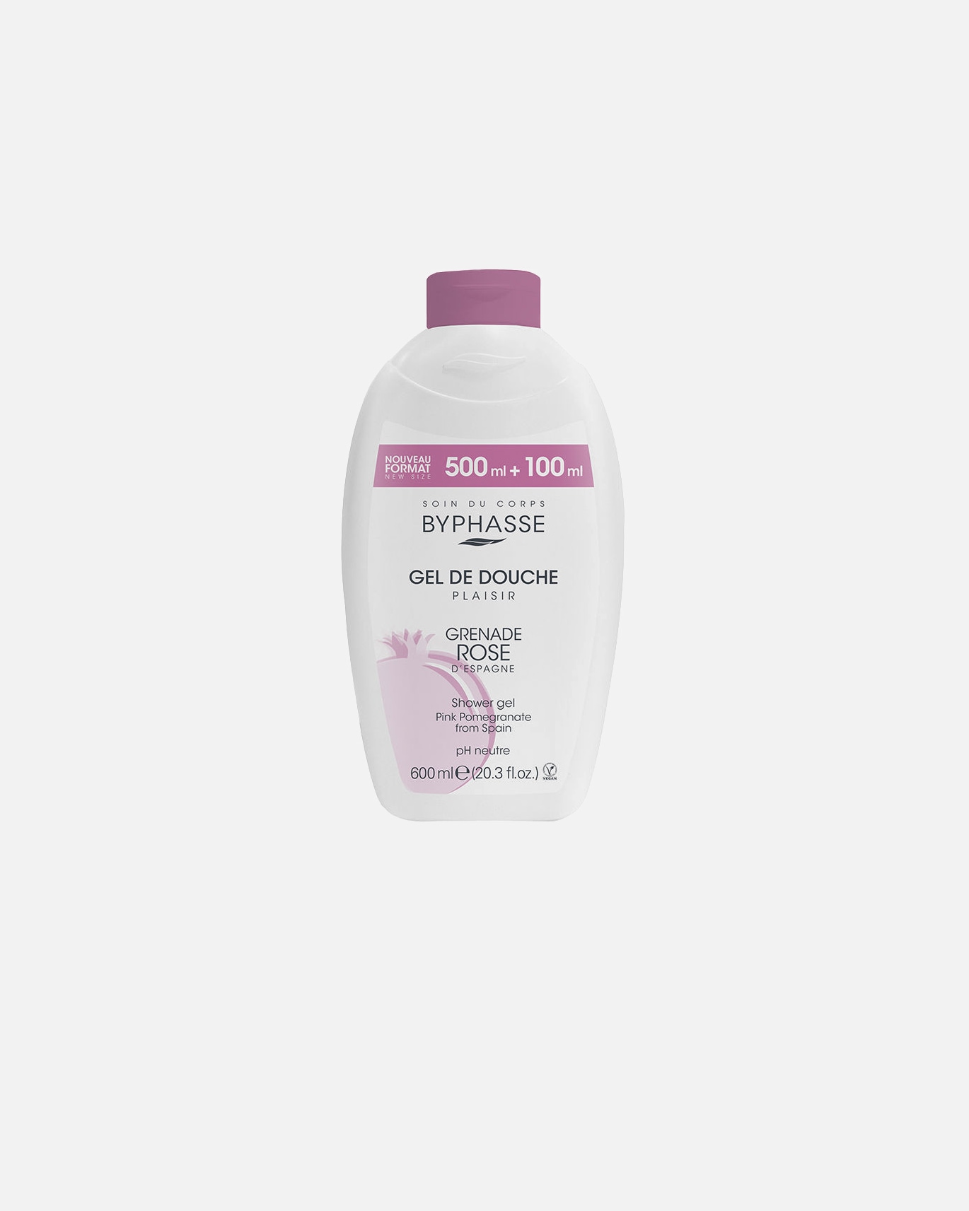 Żel pod prysznic dla Unisex ŻEL POD PRYSZNIC PLAISIR różowy granat 600 ml