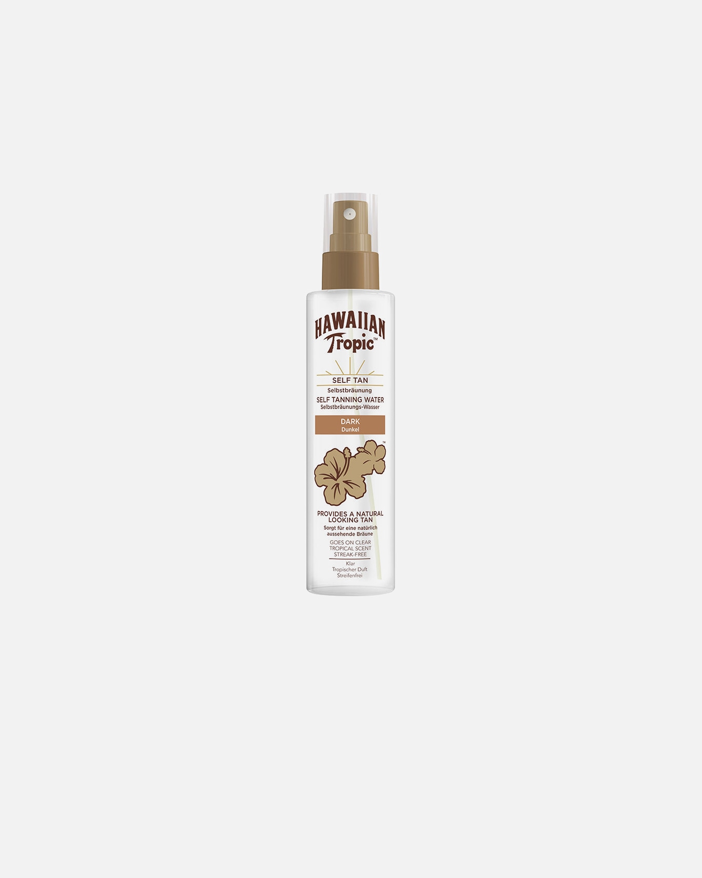 Samoopalacz dla Unisex Hawaiian Tropic Self Tanning Water Dark woda samoopalająca z aloesem 190 ml