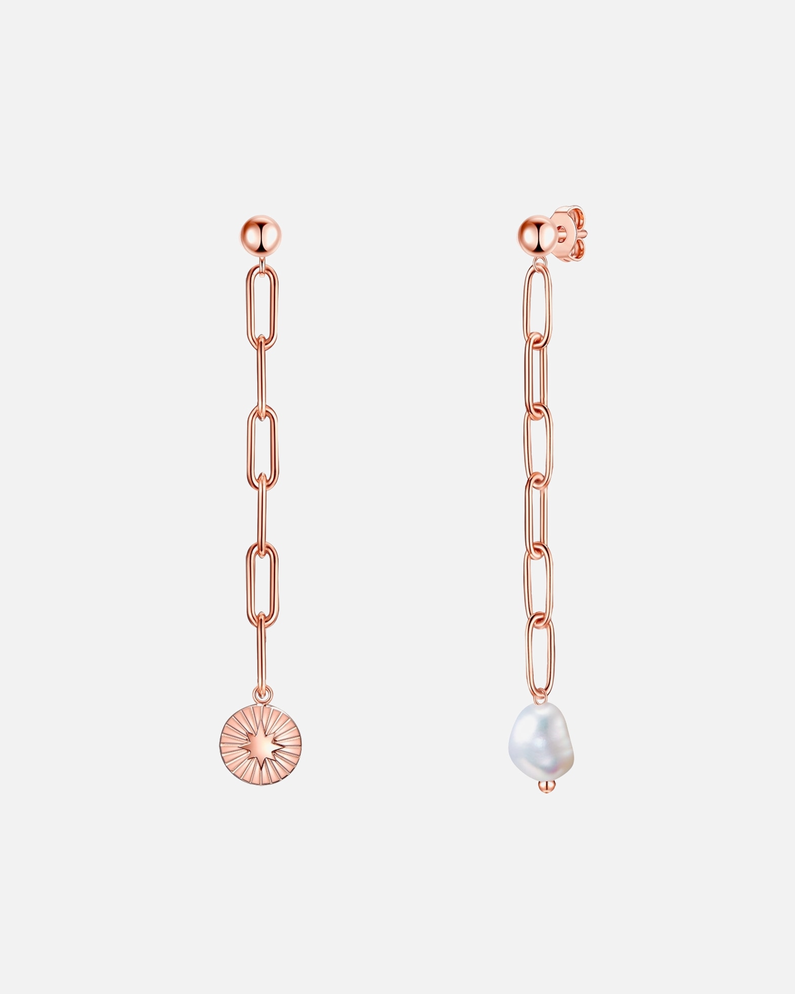 Kolczyki dla Kobieta Valero Pearls Stal nierdzewna Perła hodowlana słodkowodna 67,3 mm