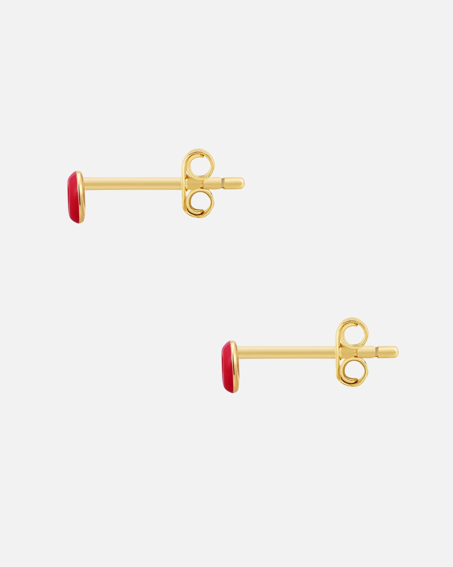 Kolczyki dla Kobieta Glanzstücke München Kolczyki Donut Srebro wysokiej próby Żółte złoto 4,5 mm