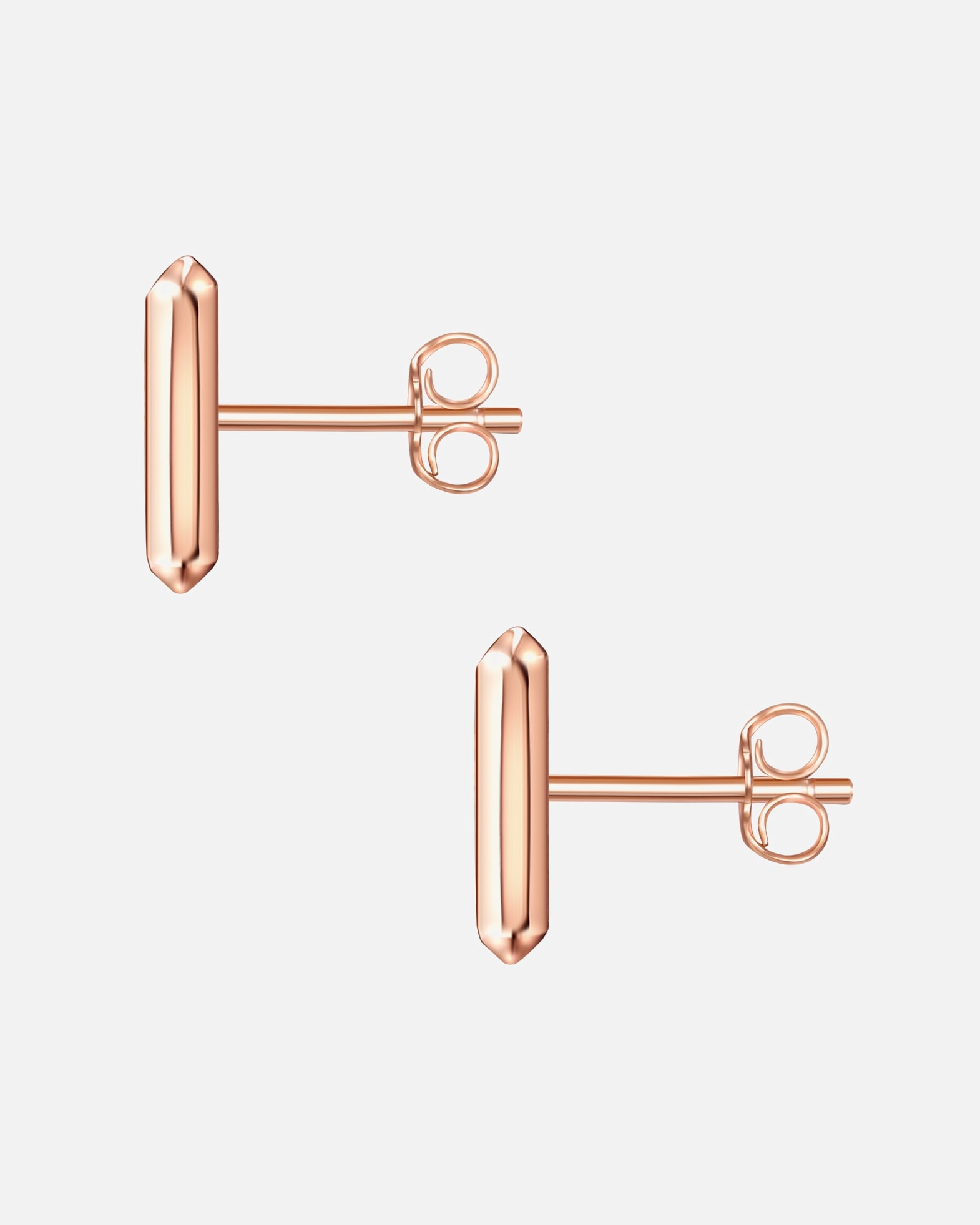 Kolczyki dla Kobieta Glanzstücke München Srebrne kolczyki sztyfty srebro wysokiej próby żółte złoto 9,1 mm