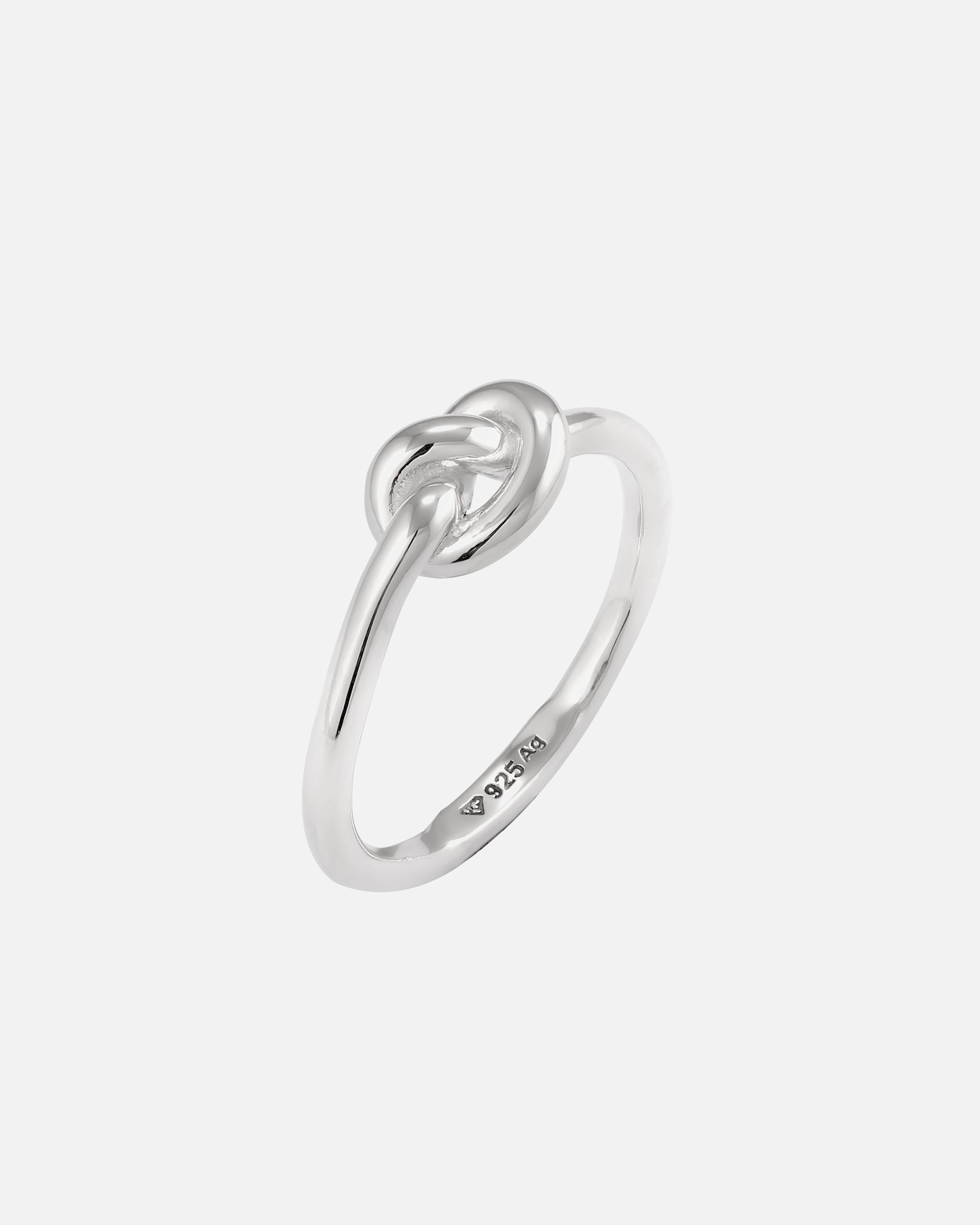Pierścionek dla Mężczyzna KUZZOI Pierścionek Mężczyźni Węzeł 925 Sterling Silver 62