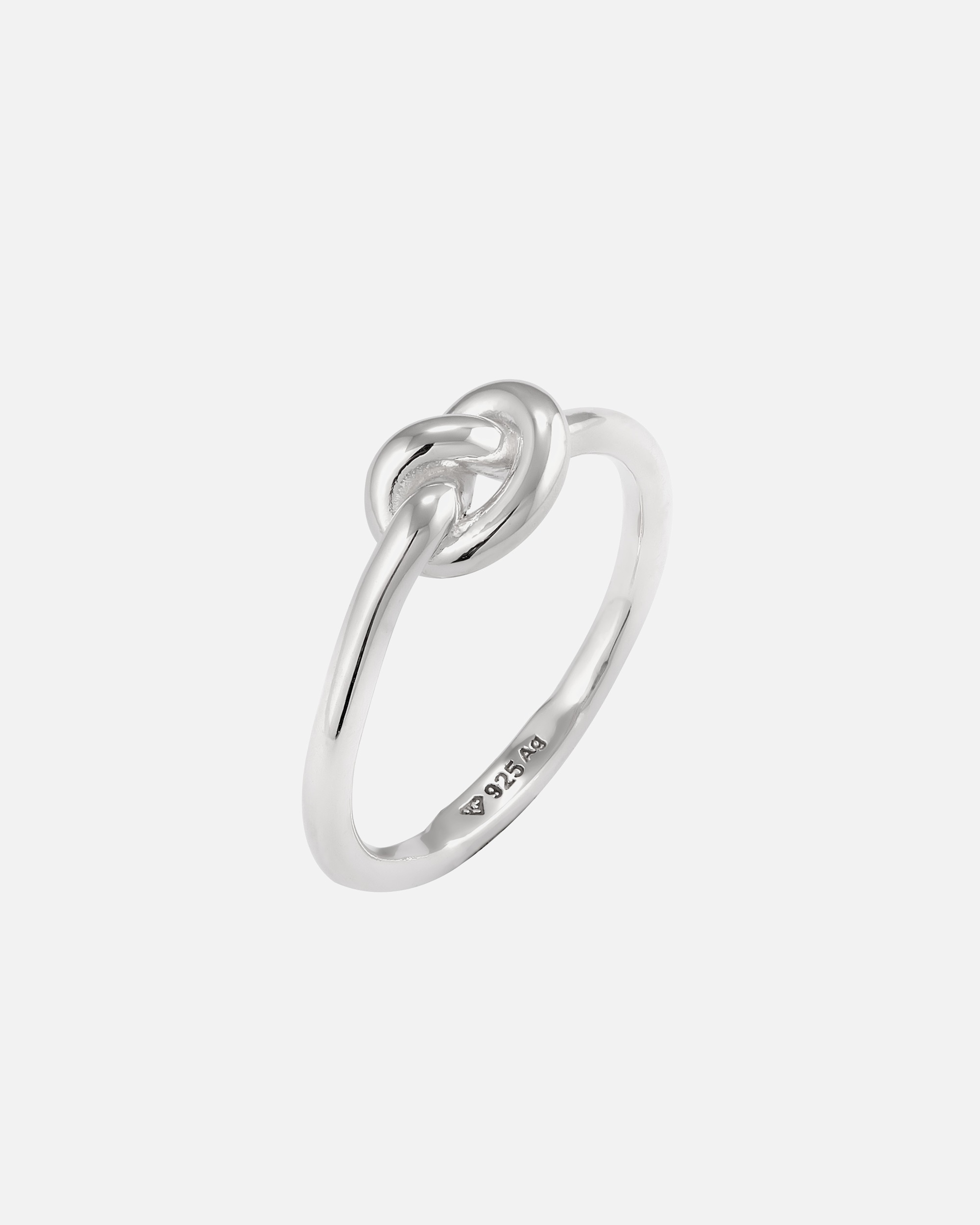 Pierścionek dla Mężczyzna KUZZOI Pierścionek Mężczyźni Węzeł 925 Sterling Silver 60