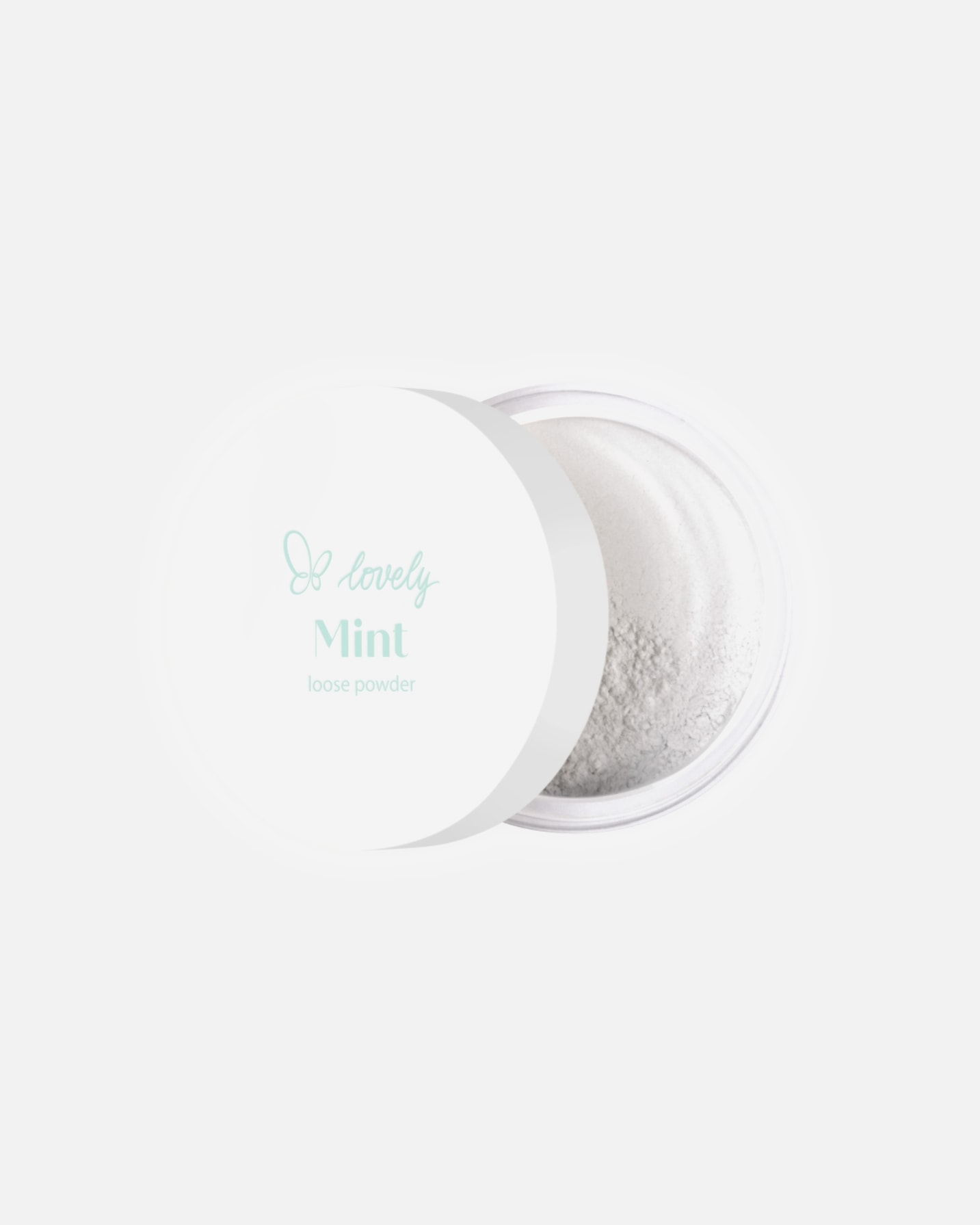 Puder dla Kobieta Lovely Mint Loose Powder Transparent