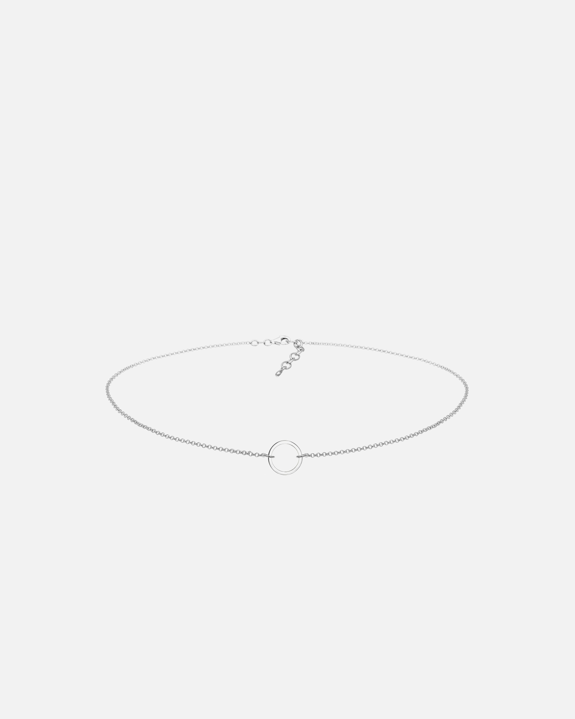 Naszyjnik dla Kobieta Elli Choker damski Circle Trend Geo wykonany ze srebra próby 925 Sterling Silver silberfarben