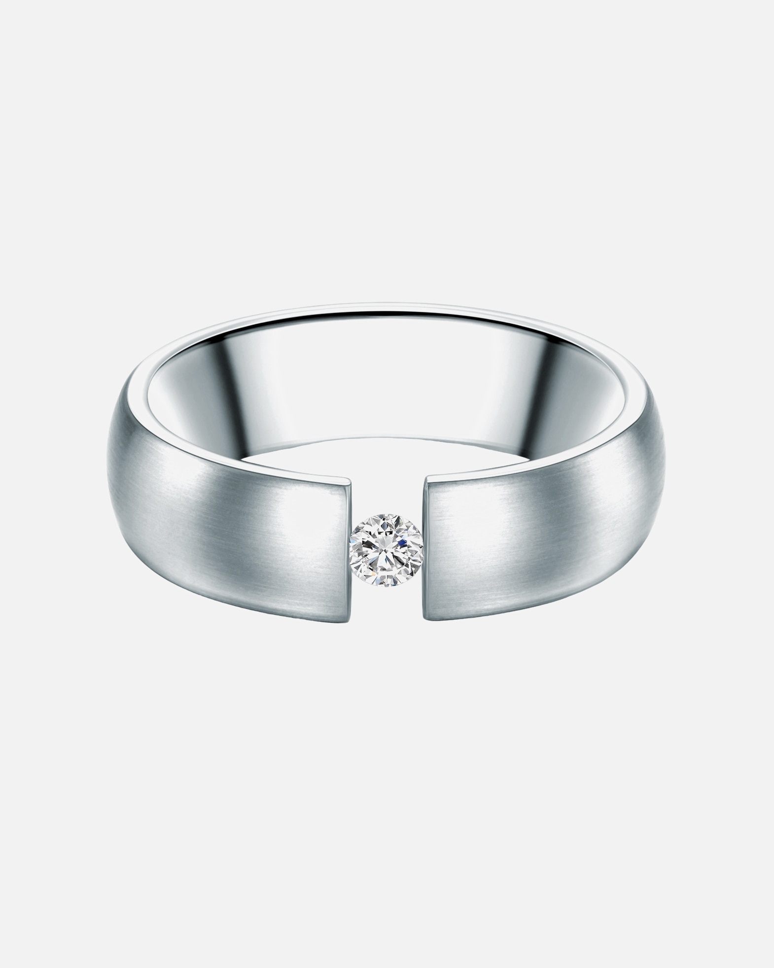 Pierścionek dla Kobieta Pierścionek z Stal nierdzewna w Srebrny 60