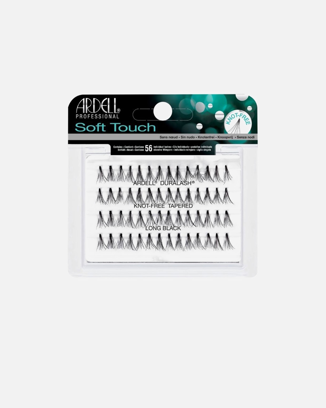 Sztuczne rzęsy dla Unisex Ardell ARDELL INDIVIDUALS LIGHT WEIGHT VOLUME bez węzłów zwężane #długie czarne długie czarne