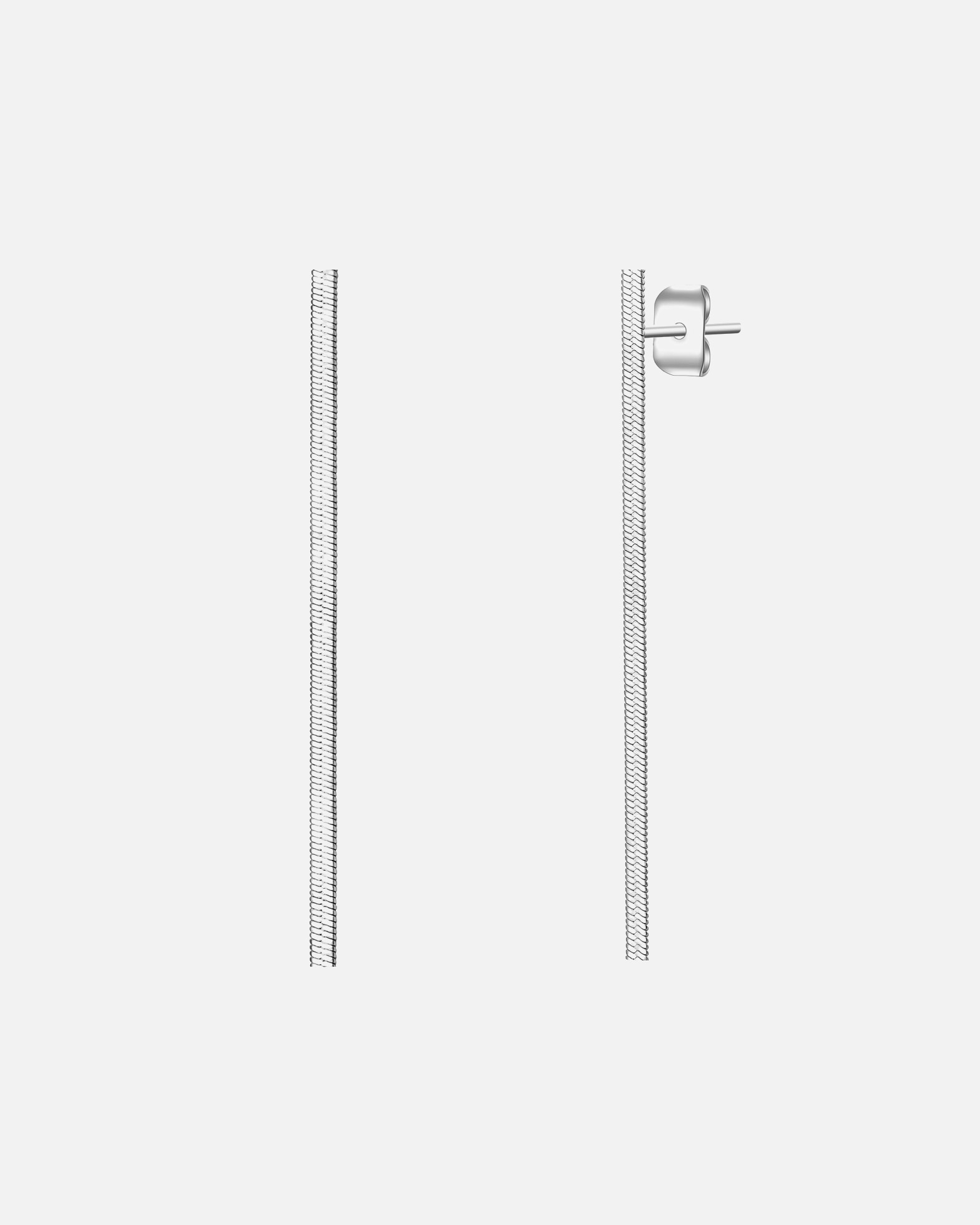 Kolczyki dla Kobieta Kobiety Kolczyki Stal nierdzewna Srebrny 45,7 mm