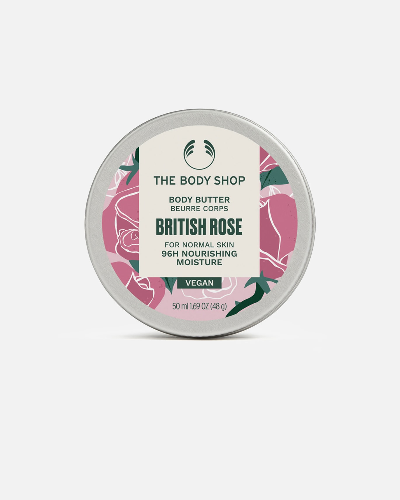 Masło do ciała dla Unisex Masło do ciała BRITISH ROSE 50 ml