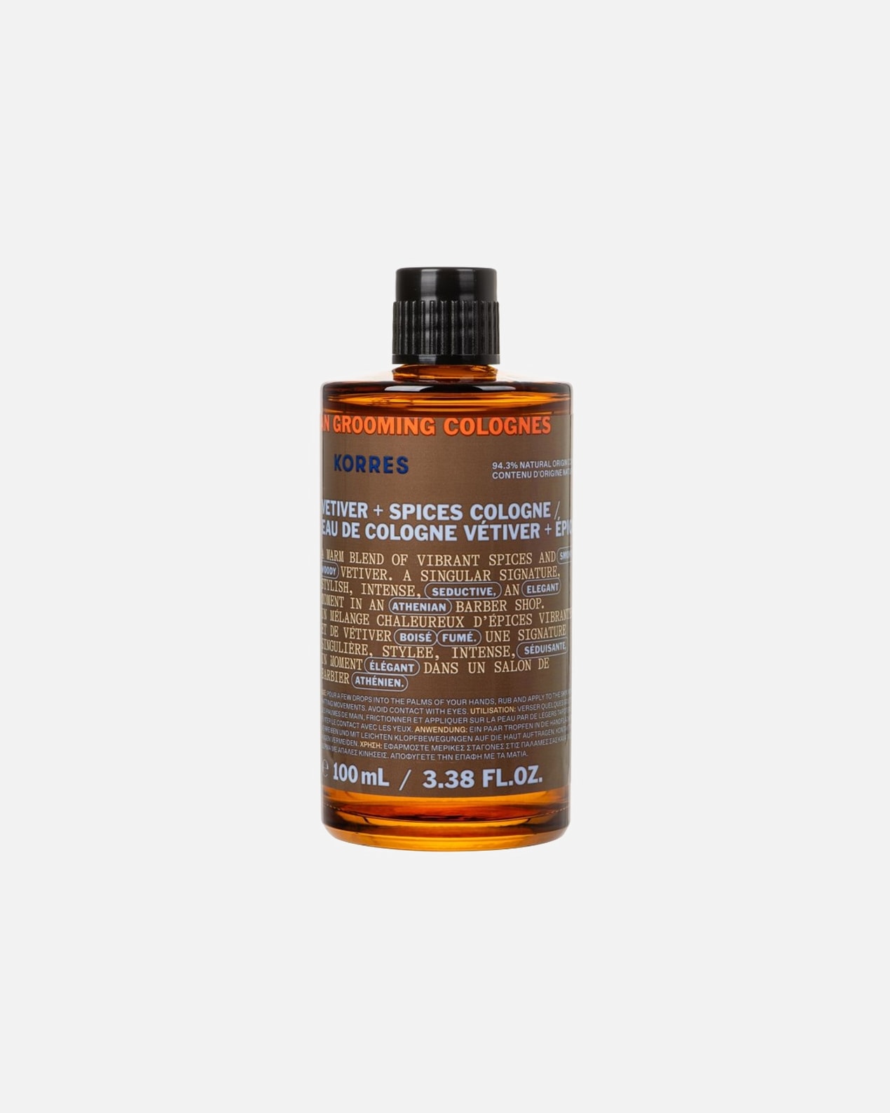 Woda kolońska dla Mężczyzna KORRES Athenian Grooming Vetiver + Spices 100 ml