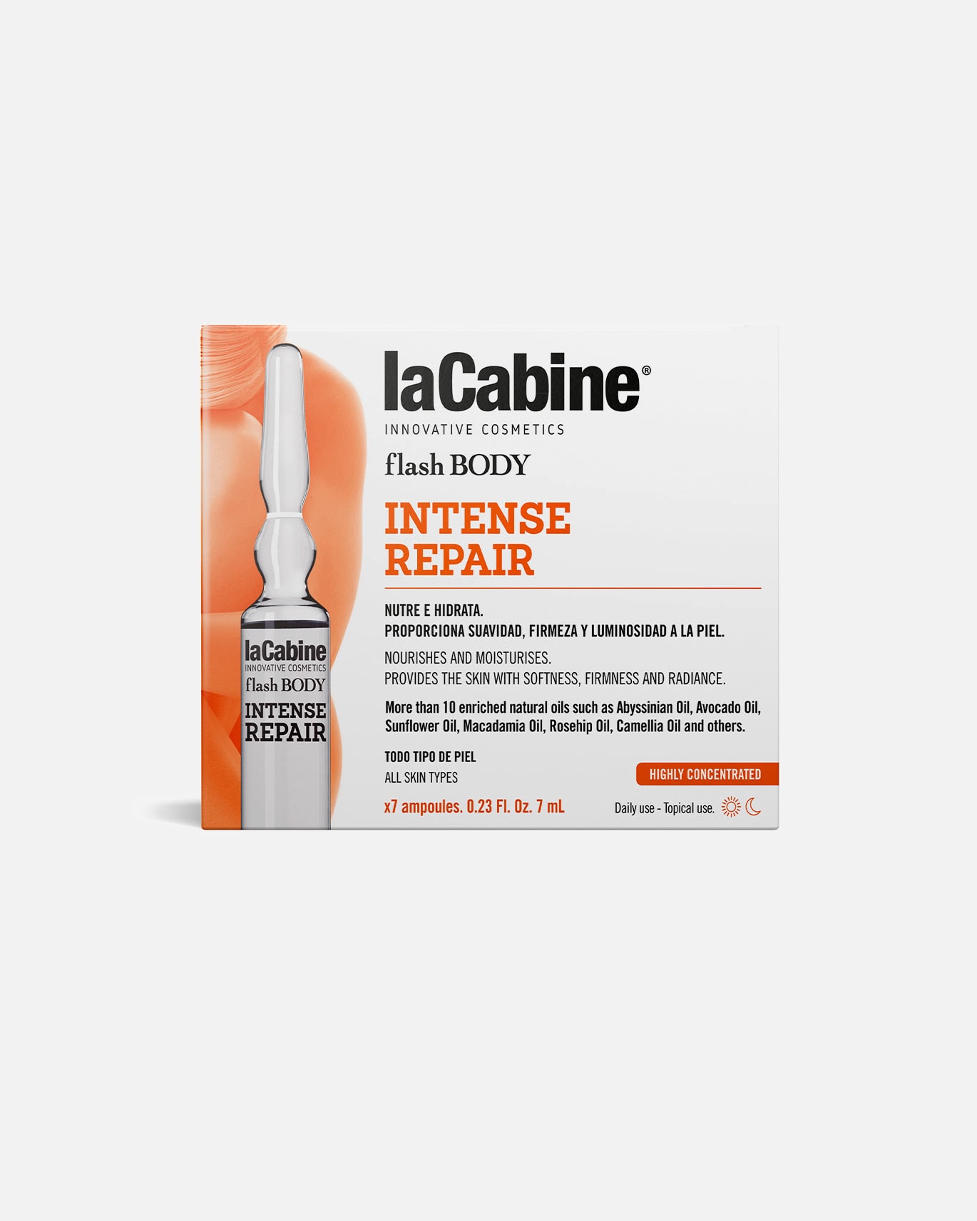 Serum nawilżające dla Kobieta La Cabine Intensywna naprawa pęcherzy na ciele 7 ml