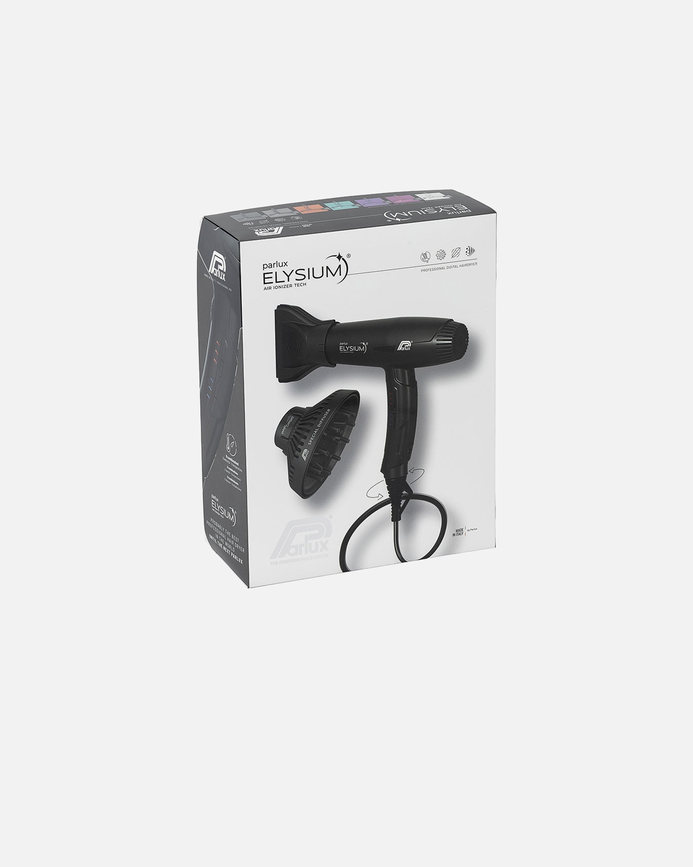 Suszarka do włosów dla Unisex Parlux SUSZARKA PARLUX ELYSIUM + MAGICSENSE Black