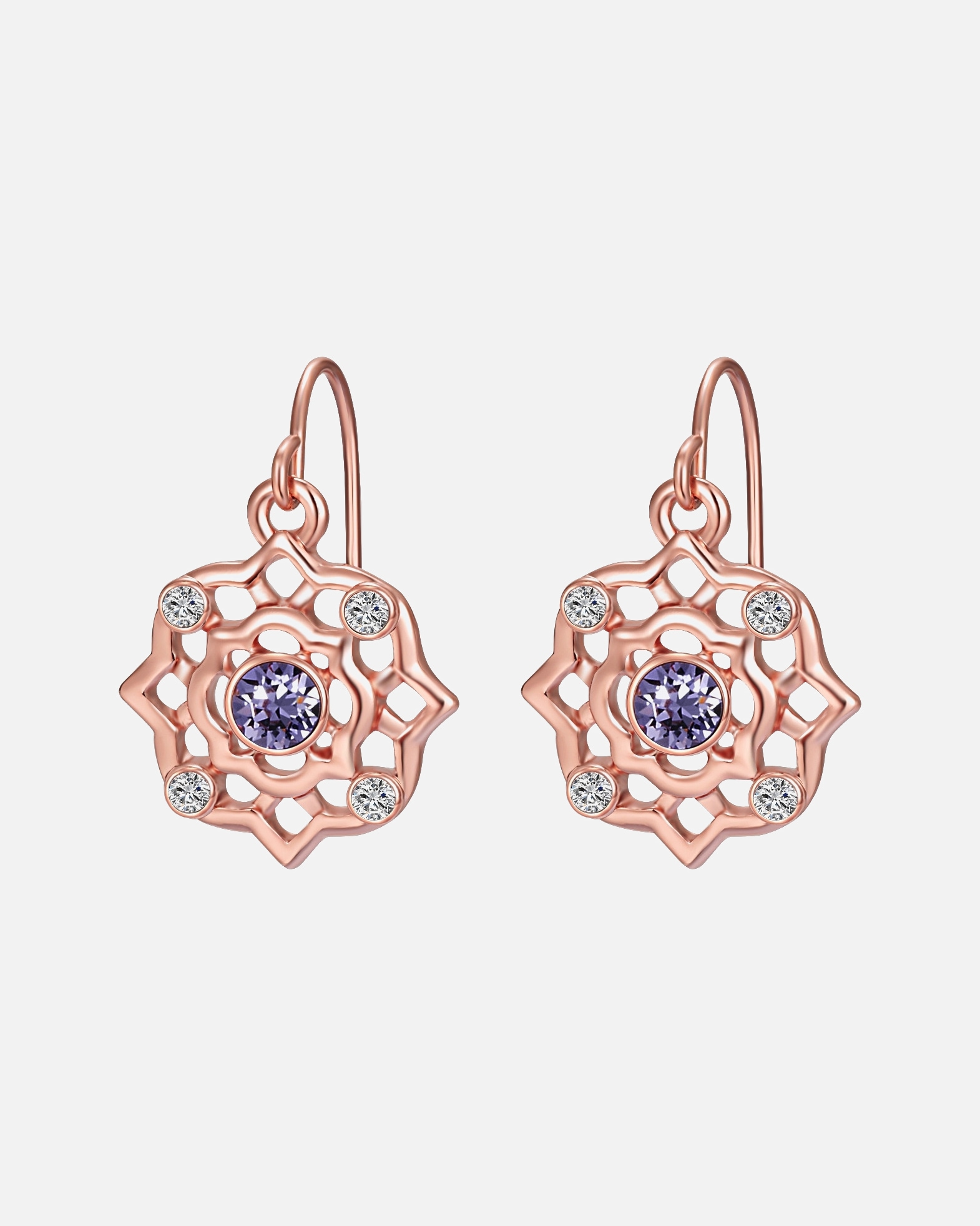 Kolczyki dla Kobieta Stop metali Zdobienie kryształkami Swarovski® 31,0 mm