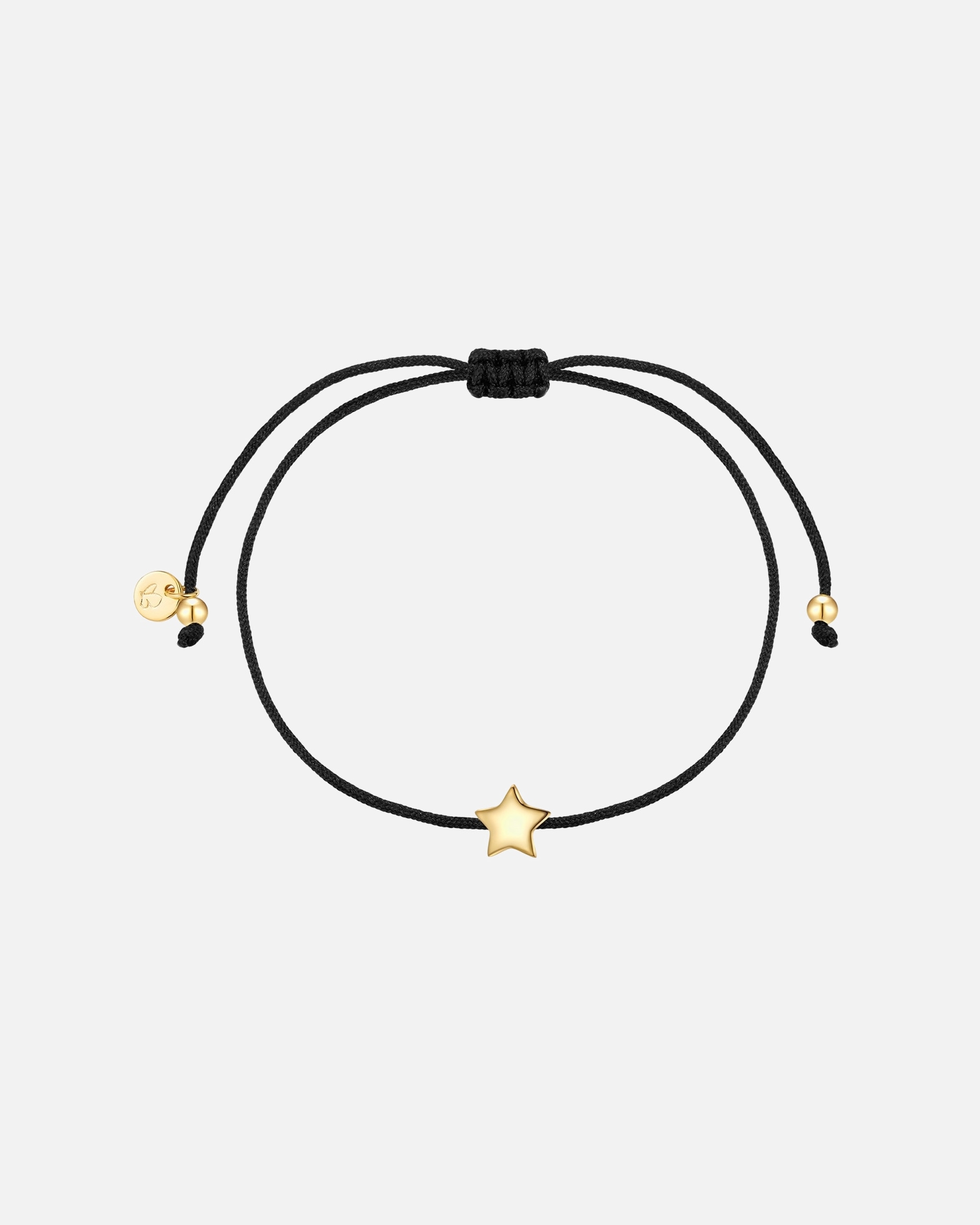 Bransoletka dla Kobieta Glanzstücke München Bransoletka gwiazda ze srebra próby 925 w kolorze zlotym 15,0 - 22,0 cm, flexibel einstellbar