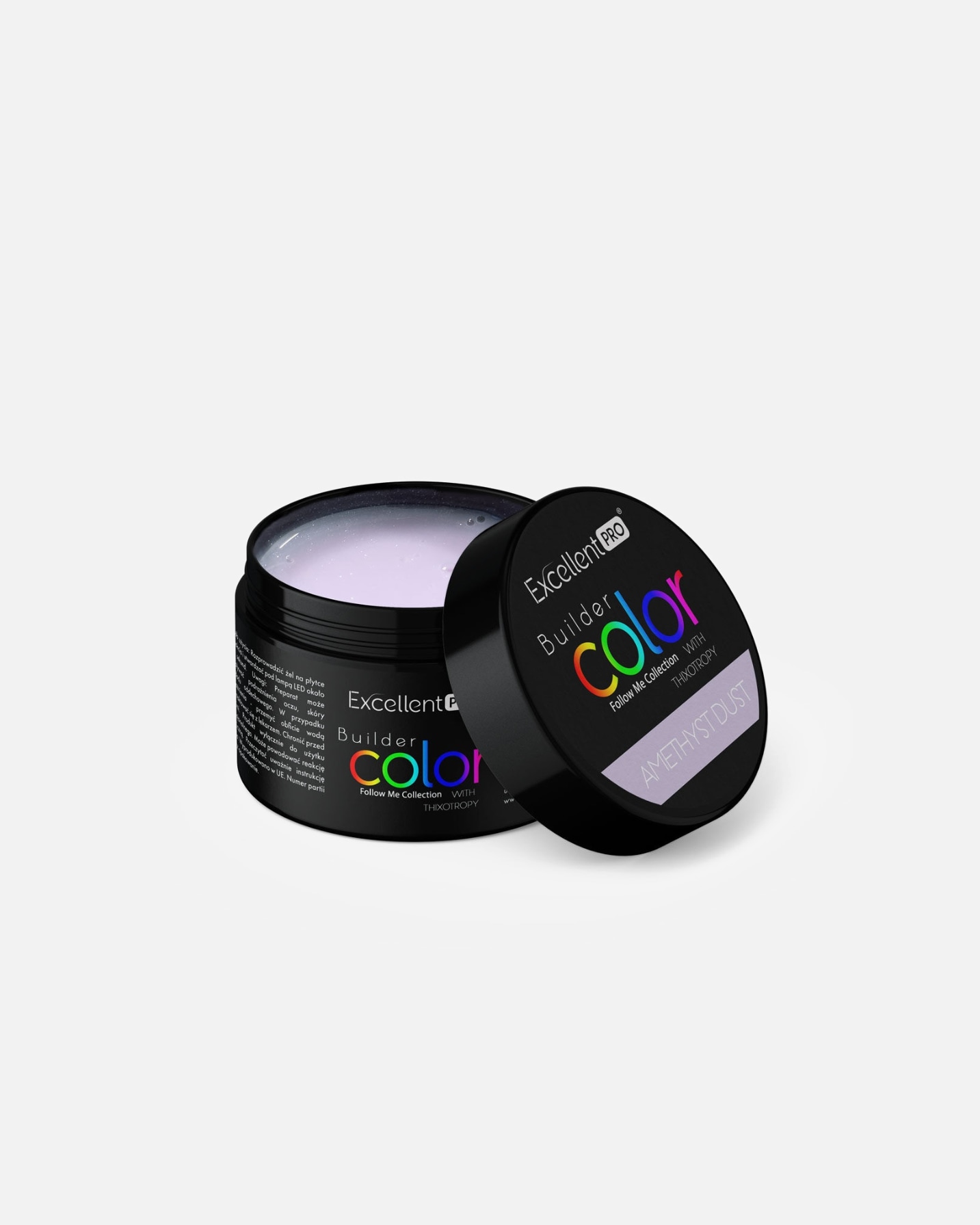 Lakier UV do paznokci dla Kobieta Builder Color With Thixotropy FOLLOW ME Amethyst Dust
