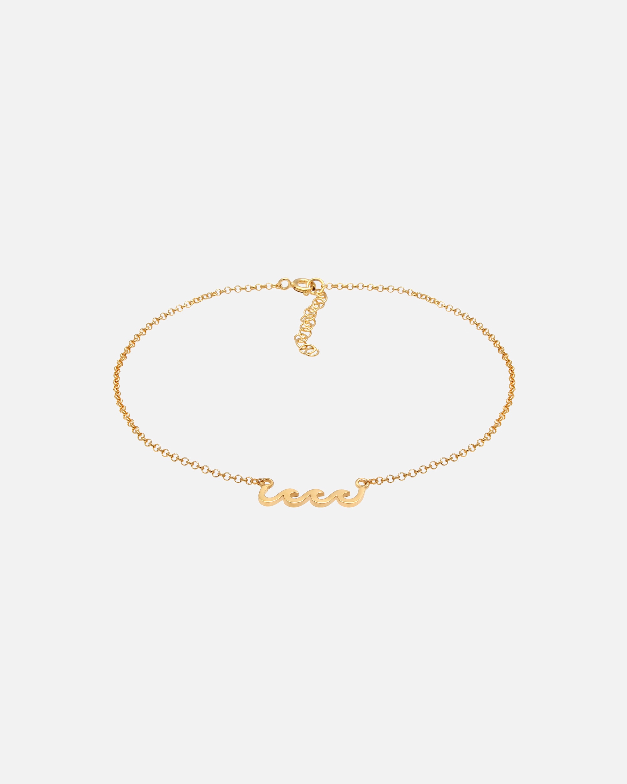 Ozdoby dla Kobieta Elli Biżuteria damska fale stóp plażowe lato morskie wykonane z 925 sztuk srebra próby 925 szterlingów pozłacane goldfarben