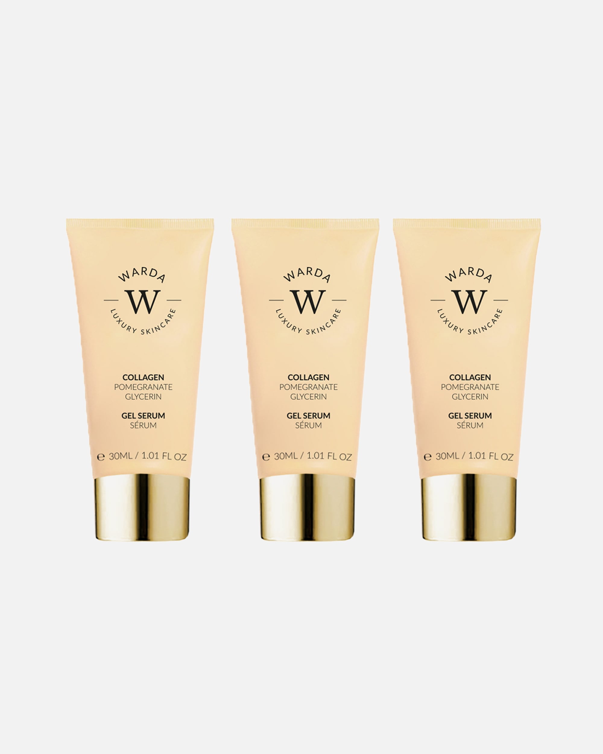Serum kolagenowe dla Kobieta WARDA LUXURY SKINCARE Trio serum kolagenowego 1 sztukaka