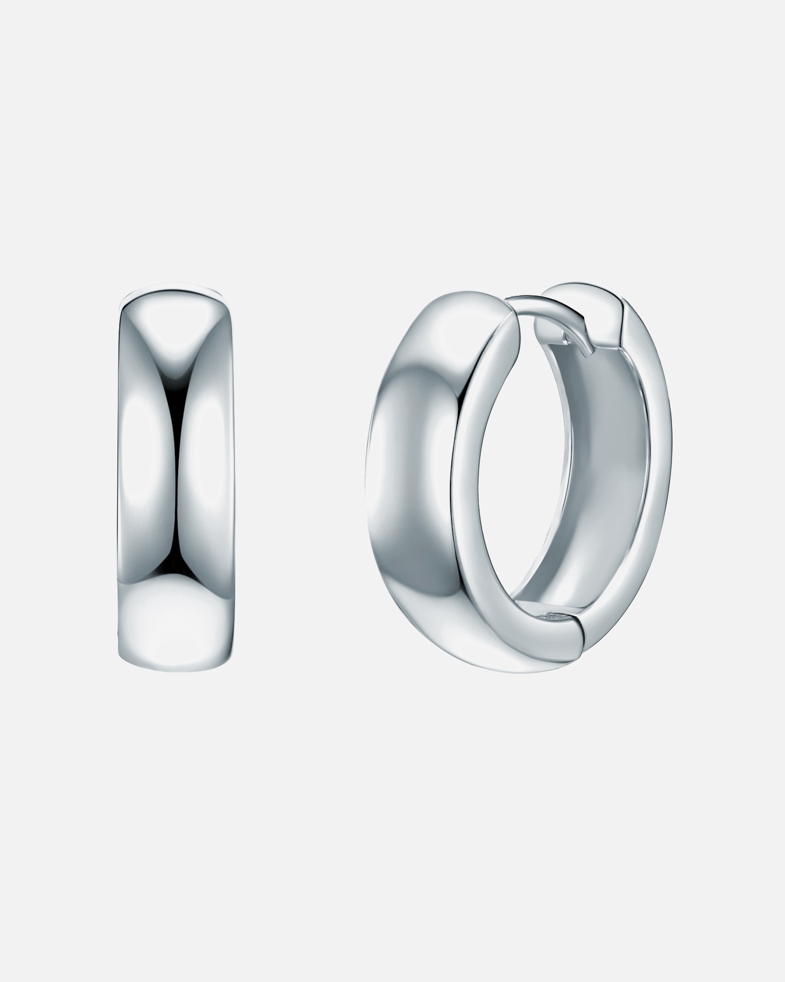 Obrączki dla Kobieta Kolczyki Srebro wysokiej próby Srebrny 19,5 mm