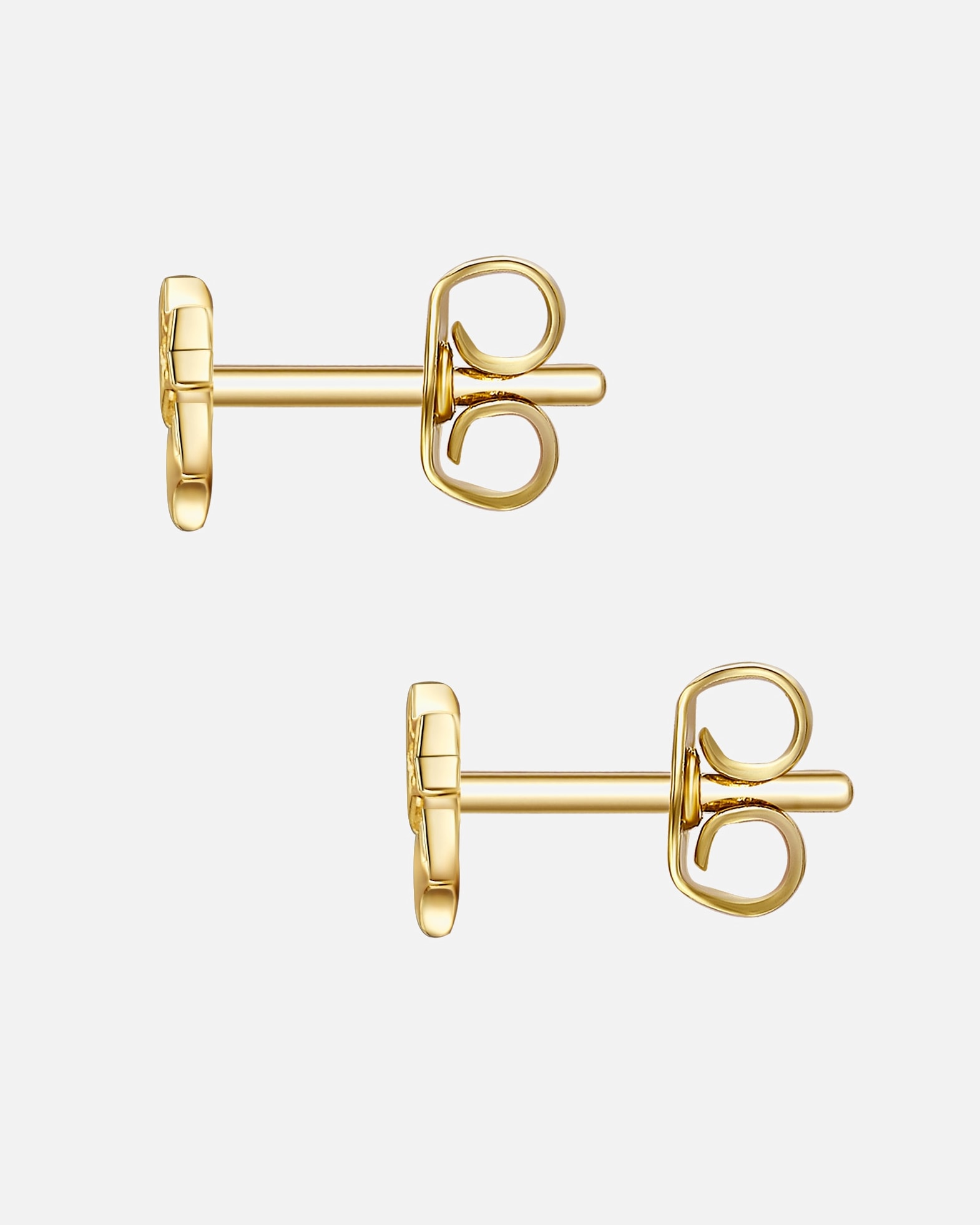 Kolczyki dla Kobieta Glanzstücke München Srebrne kolczyki sztyfty Gwiazdy srebro wysokiej próby Cyrkonia żółte złoto 5,6 mm