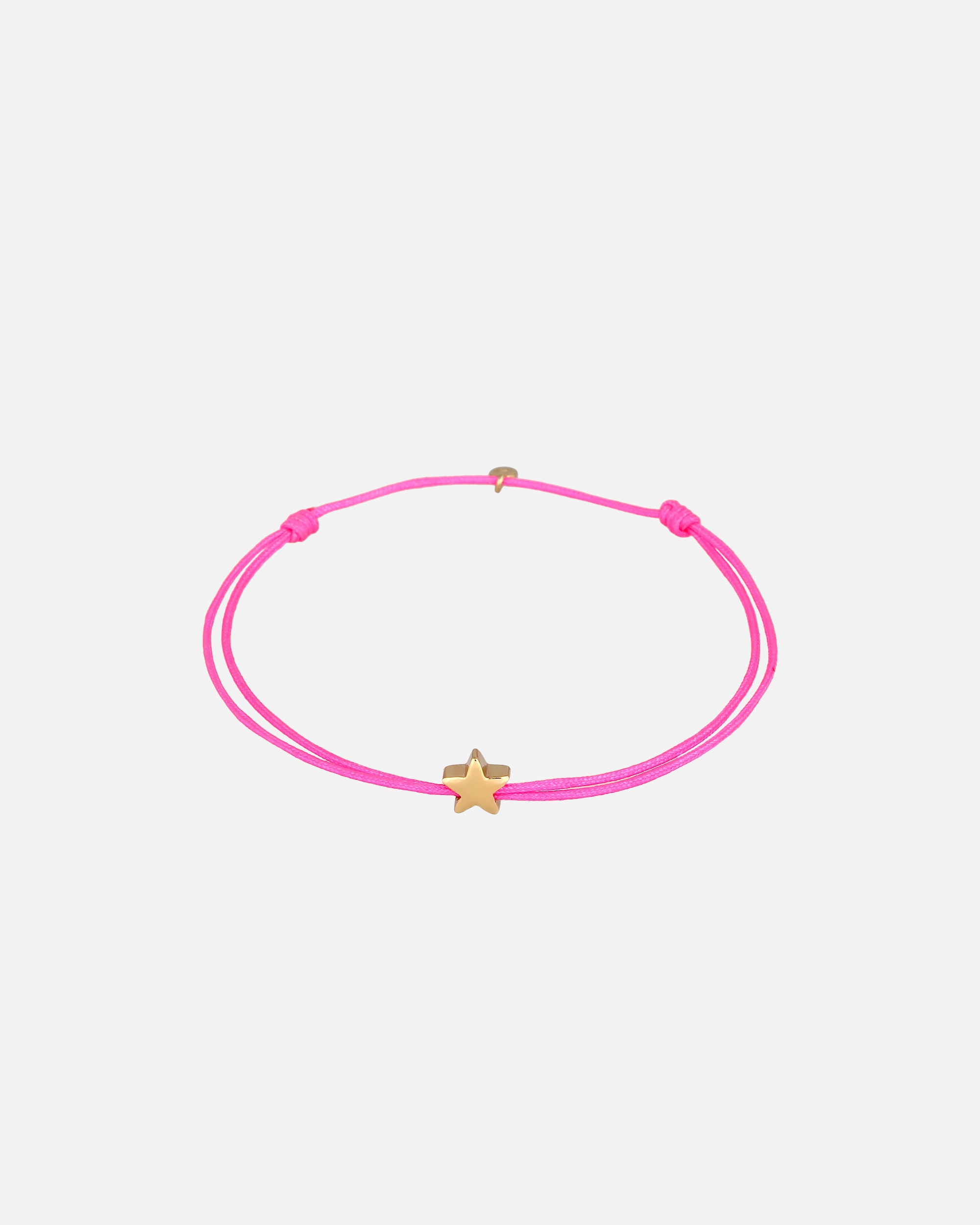 Bransoletka dla Kobieta Elli Damski Symbol gwiazdy Astro z nylonem ciemnoczerwony w pozłacanym srebrze 925 Sterling Silver Różowy