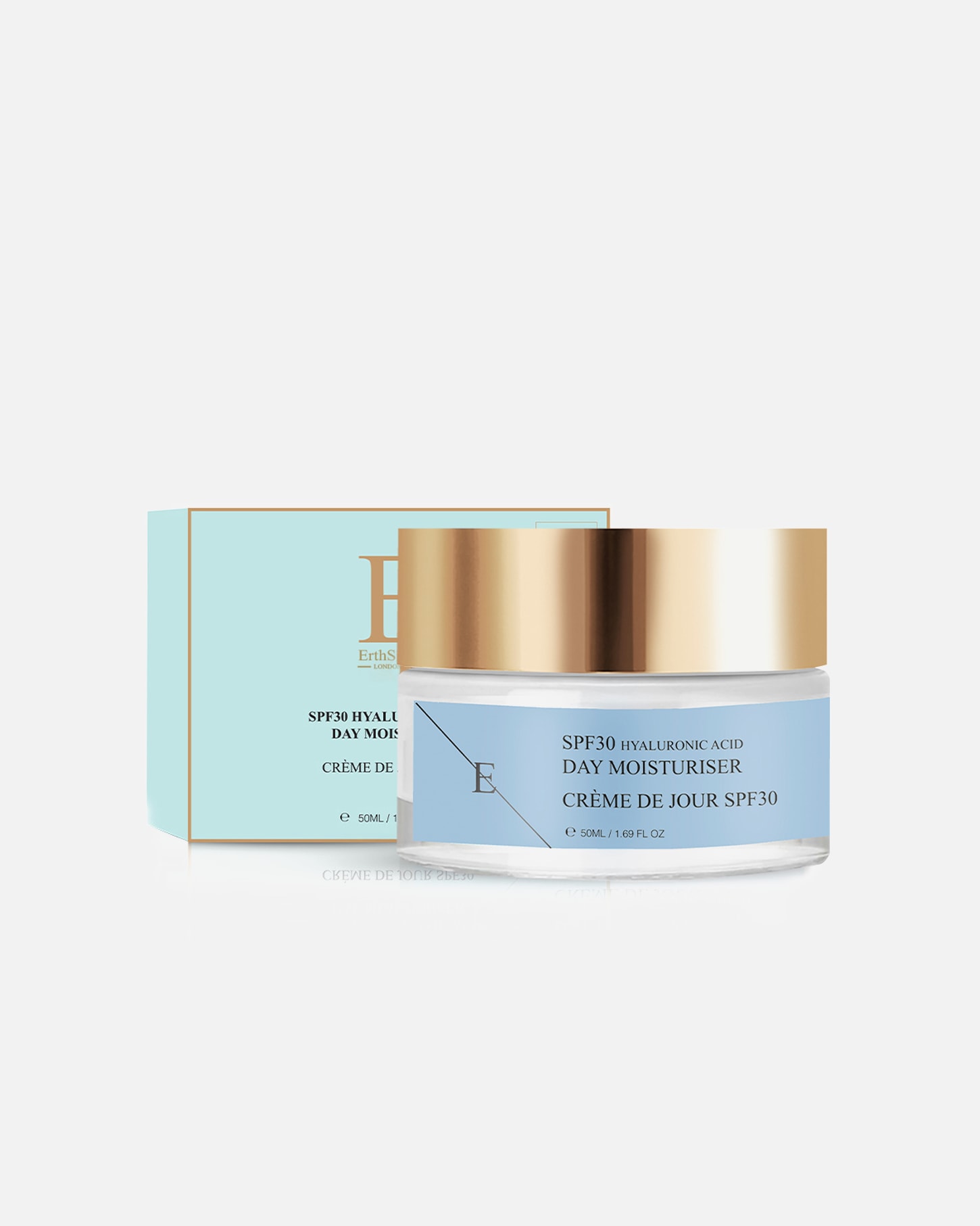 Krem na dzień dla Kobieta ErthSkin London Krem na dzień z kwasem hialuronowym SPF 30 1 sztukakaka