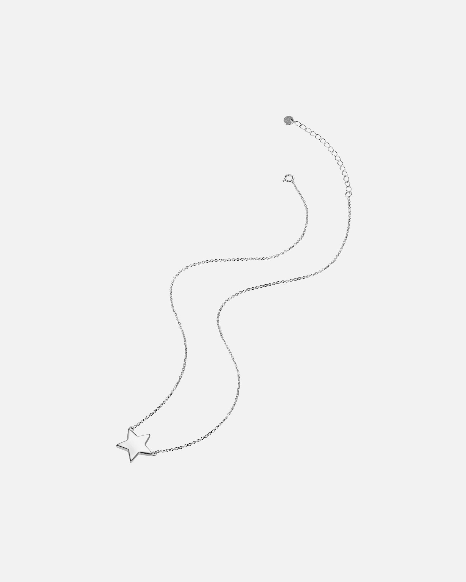 Naszyjnik dla Kobieta Glanzstücke München Naszyjnik srebrny Gwiazda srebro wysokiej próby srebrny 40,0 cm Basiskette + 5,0 cm Verlängerung