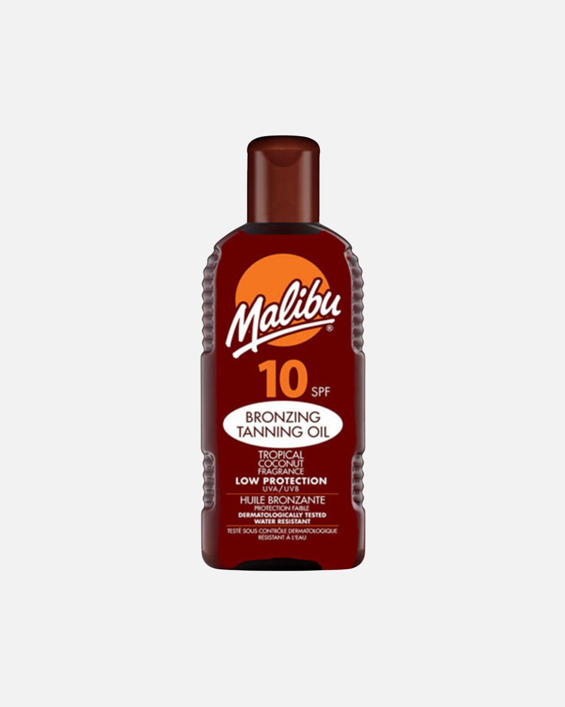 Balsam do opalania dla Unisex Bronzing Tanning Oil olejek do opalania brązujący tropikalny kokos SPF10 200 ml