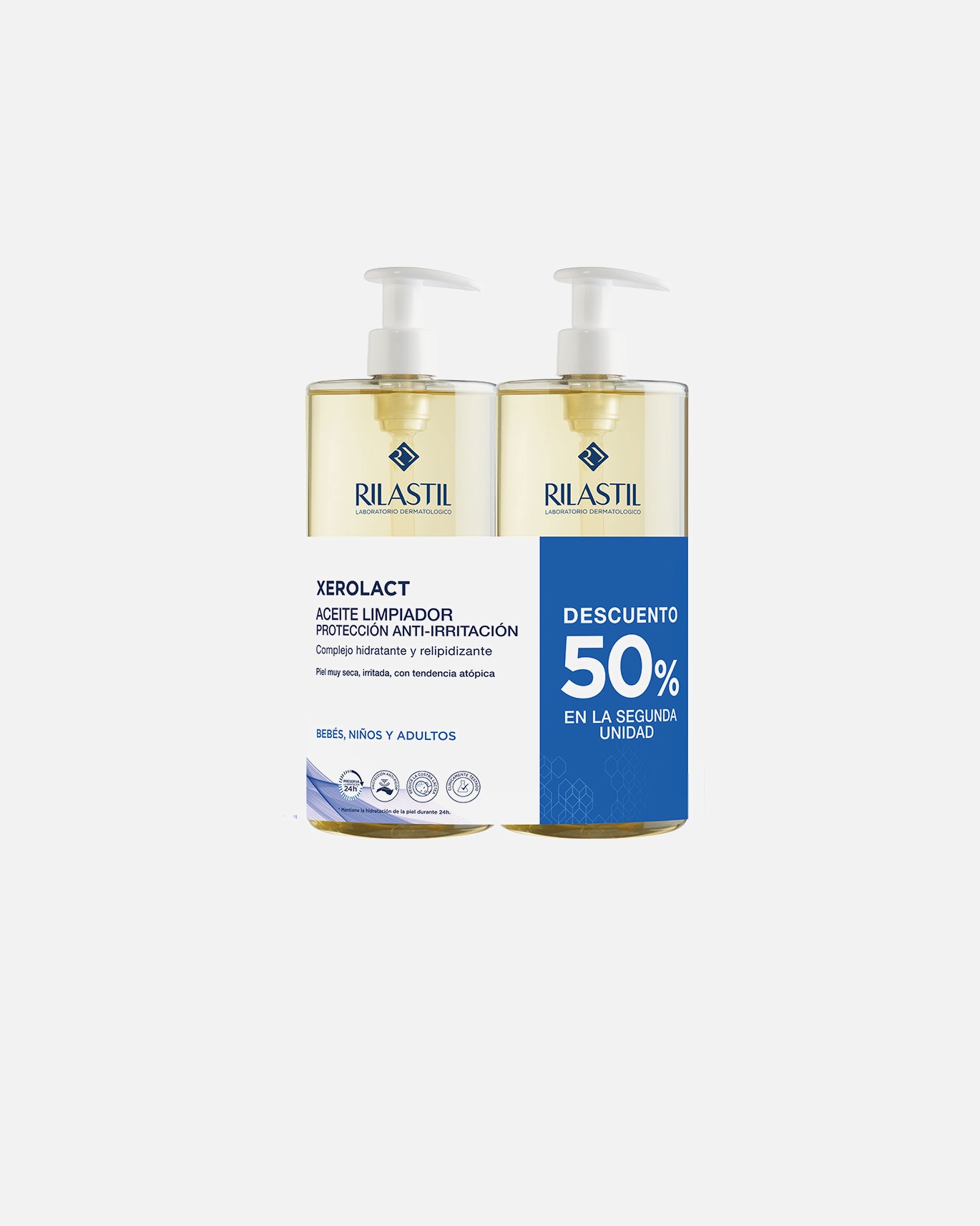 Olejek do mycia dla Unisex Rilastil XEROLACT olejek oczyszczający 2000 ml