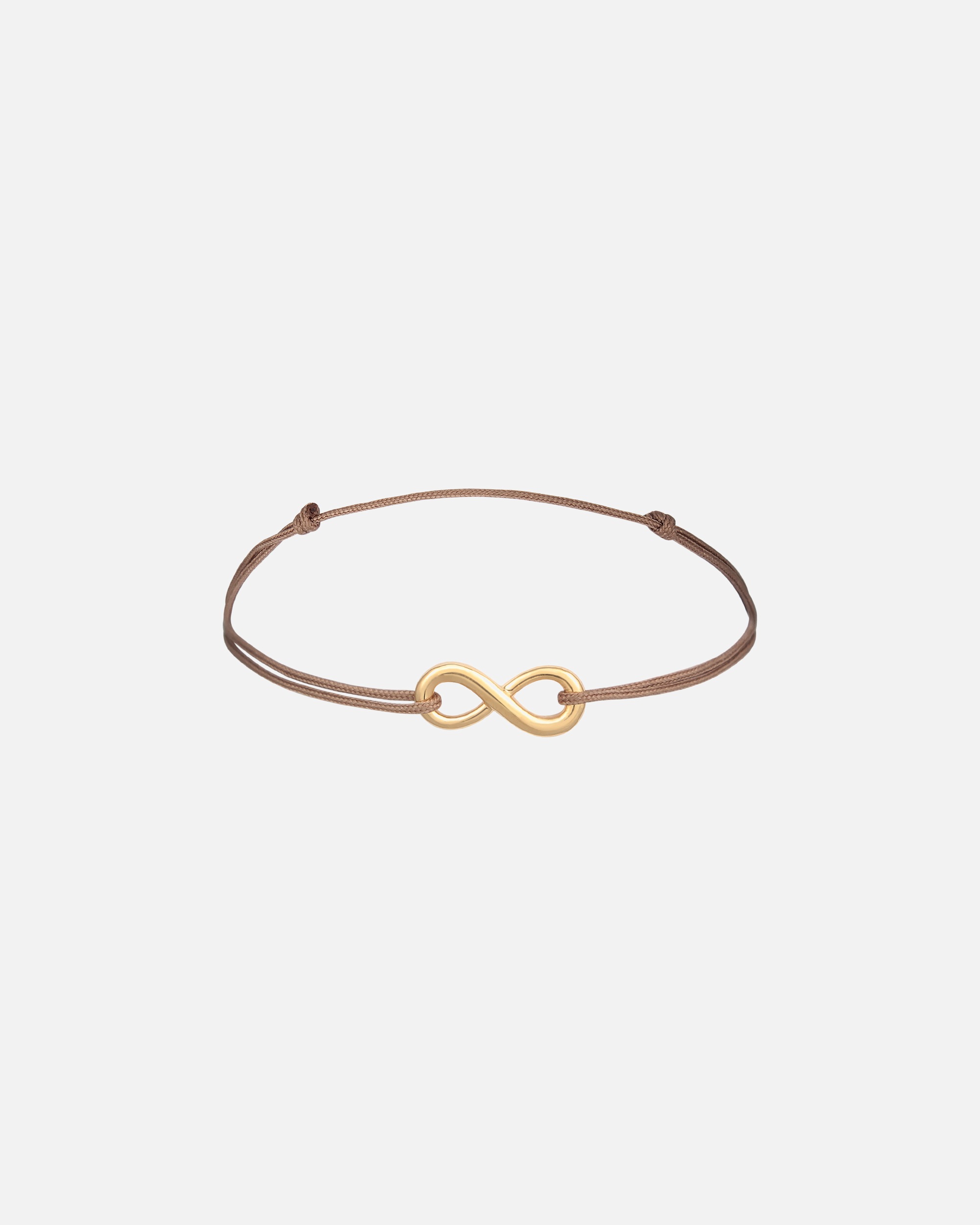 Bransoletka dla Kobieta Elli Ladies Infinity Infinity Trend w 925 Sterling Silver Rosé Gold Plated Brązowy