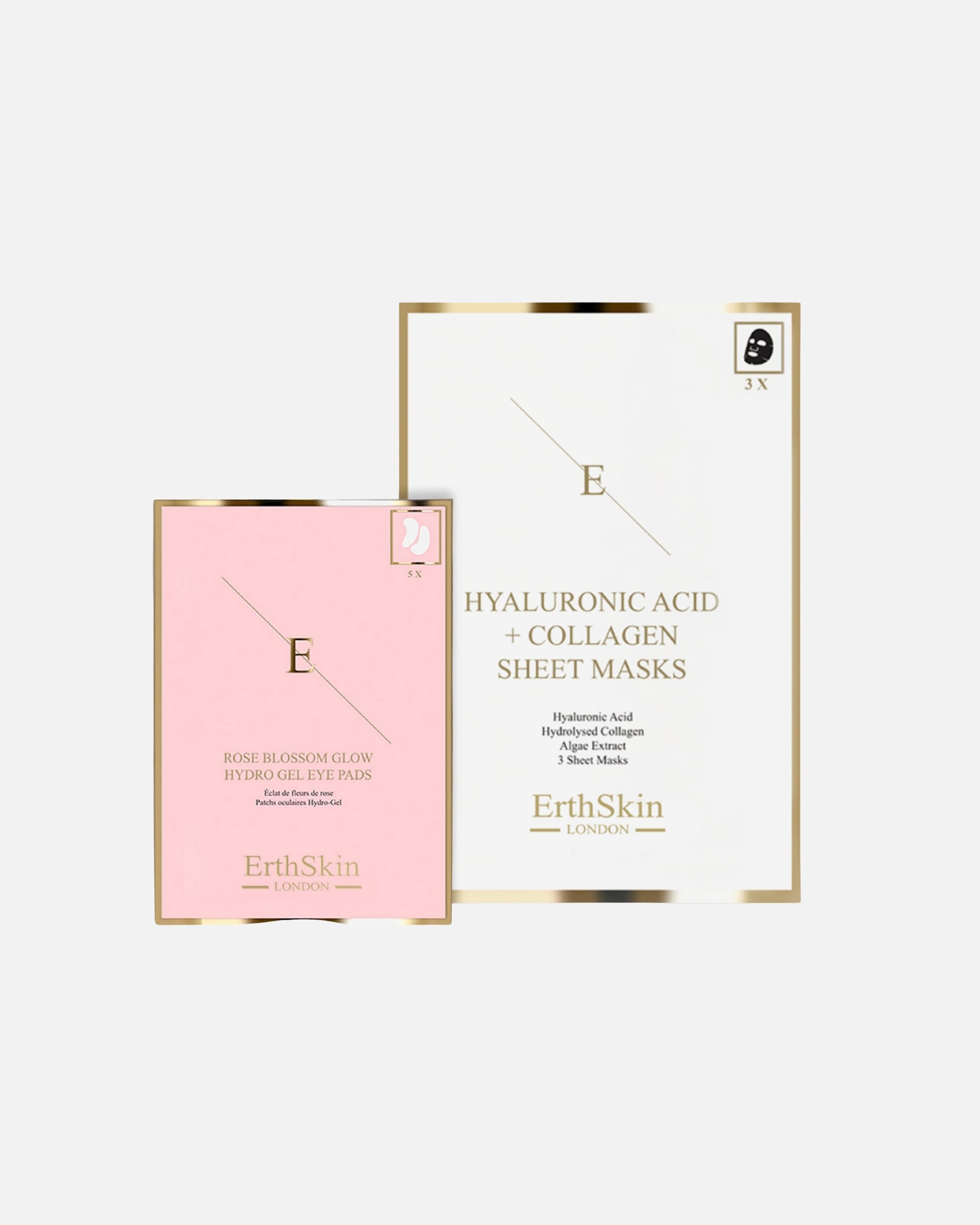 Zestaw do pielęgnacji twarzy dla Kobieta ErthSkin London Zestaw Hydra & Rose Eye Boost 1 sztukaka