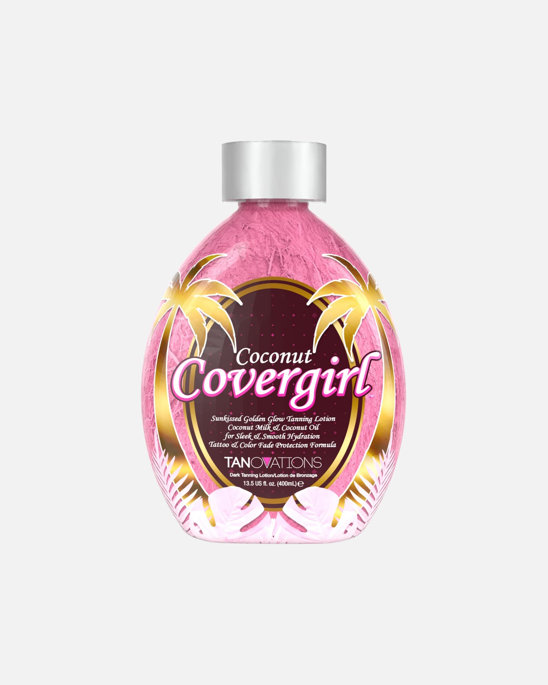 Samoopalacz dla Unisex Tanovations Default Brand Line Coconut Covergirl bronzer do opalania z olejem kokosowym przyspieszający opalanie bez dha 400 ml