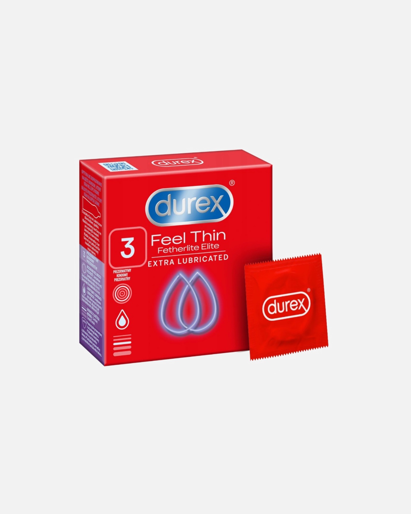 Prezerwatywa dla Unisex Durex Fetherlite Elite 3 szt