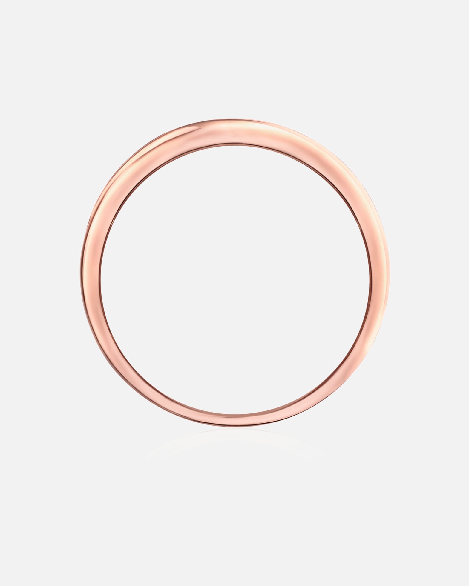 Pierścionek dla Kobieta Trilani Pierścionek z Srebro wysokiej próby w Różowy złoty 50