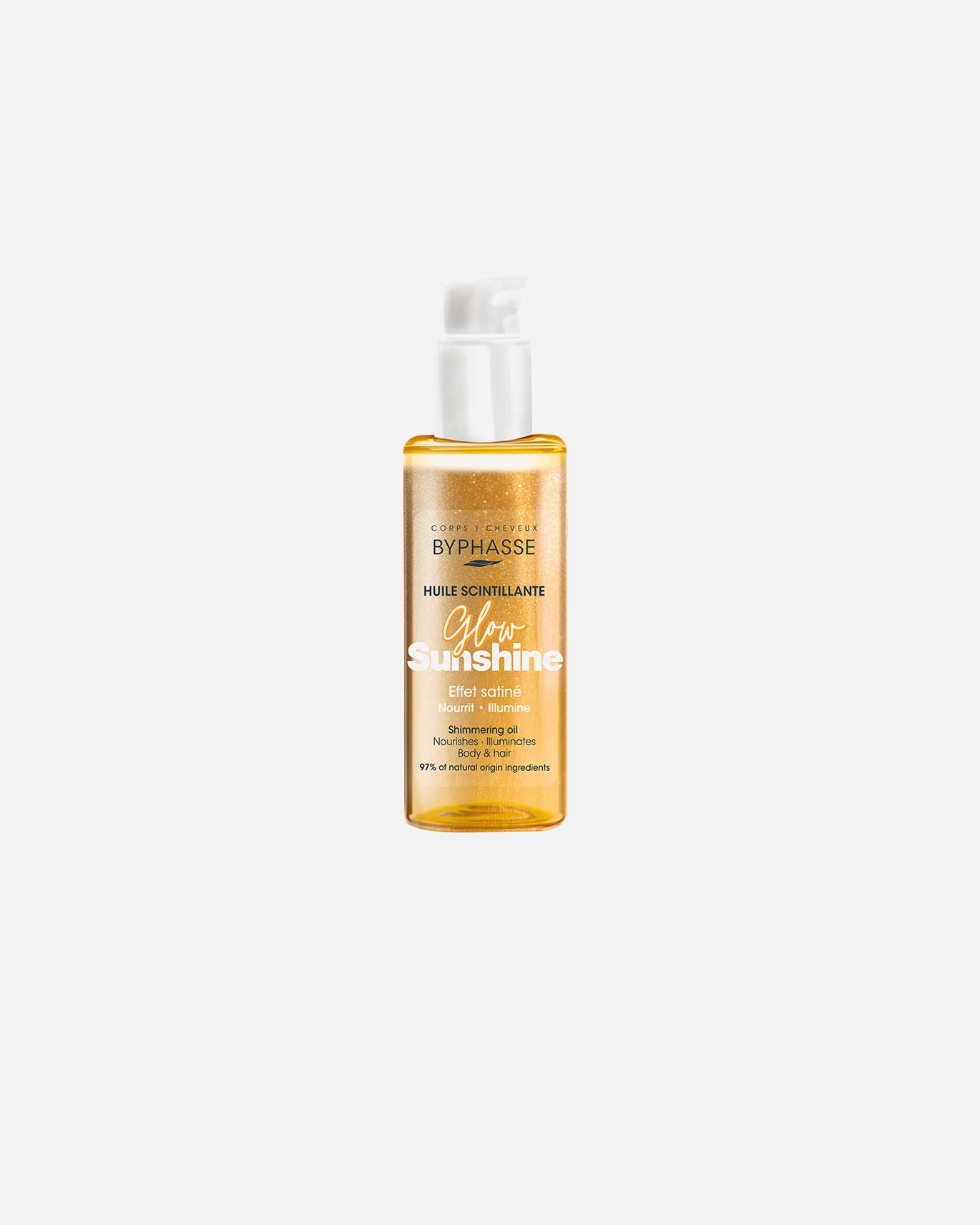 Olejek do ciała dla Unisex Byphasse Rozświetlający olejek GLOW SUNSHINE 100 ml