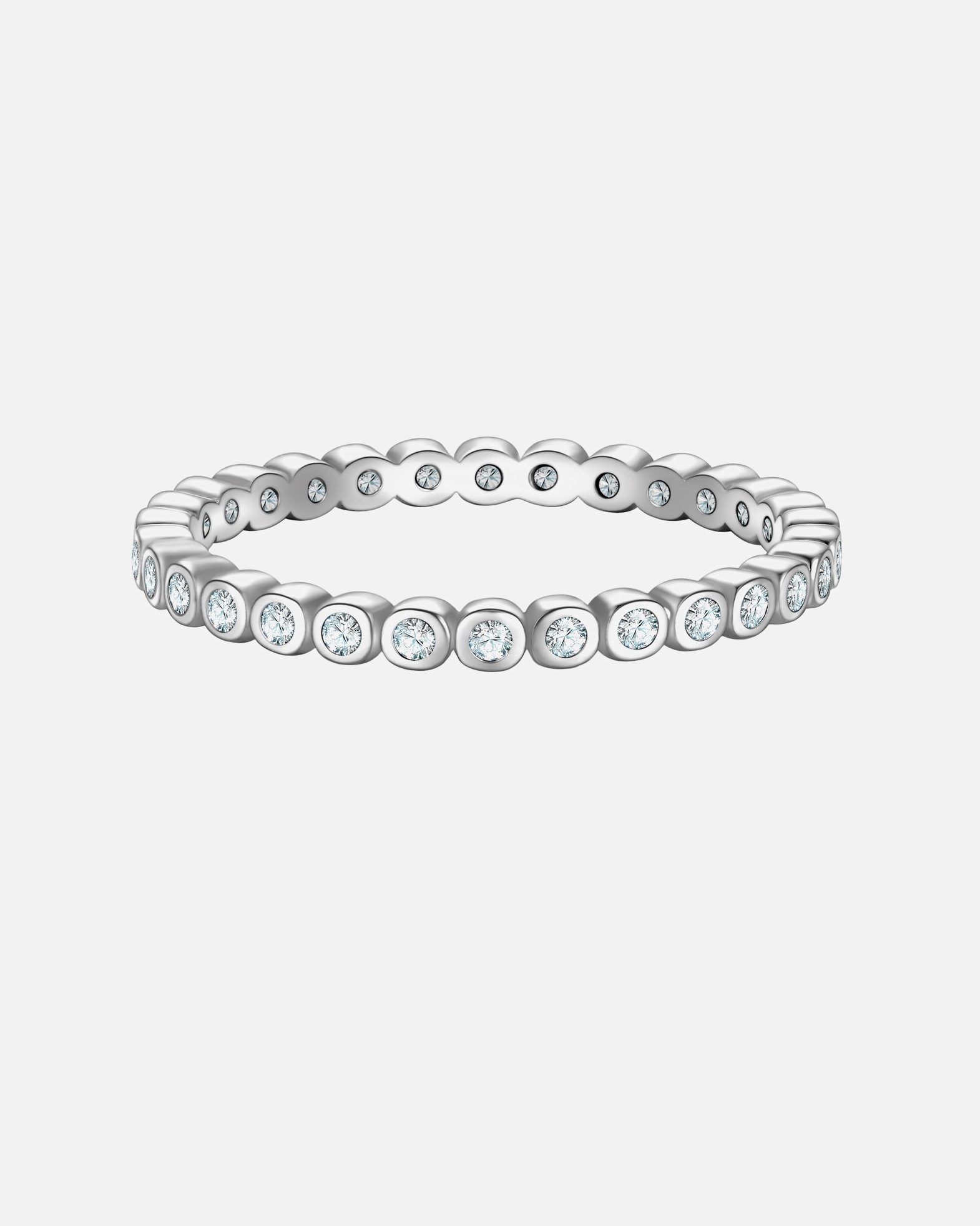 Pierścionek dla Kobieta Glanzstücke München Pierscionek z Srebra Sterling w srebrze z Cyrkonia 56