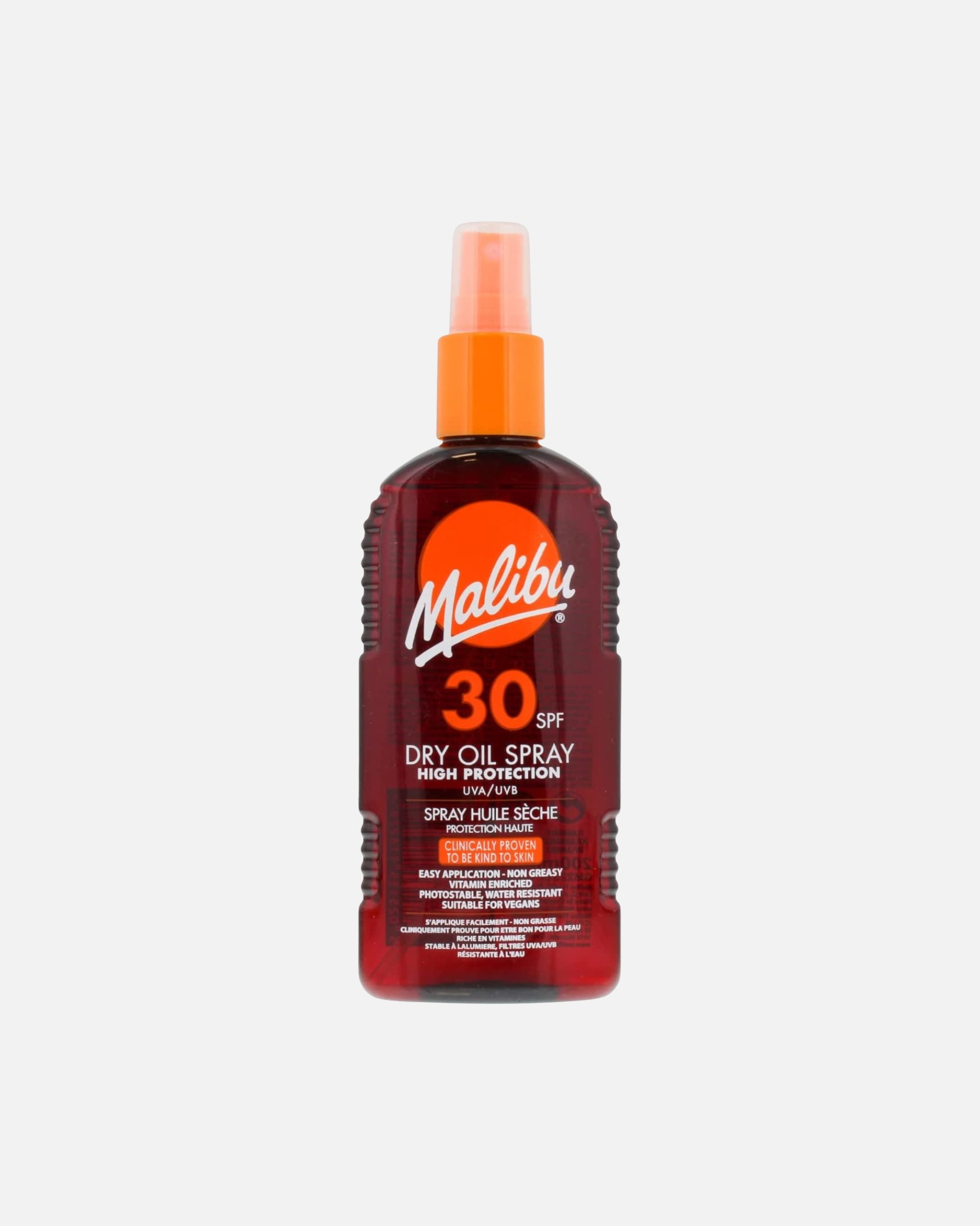 Spray do opalania dla Unisex Dry Oil Spray suchy olejek w sprayu do opalania wodoodporny SPF30 200 ml