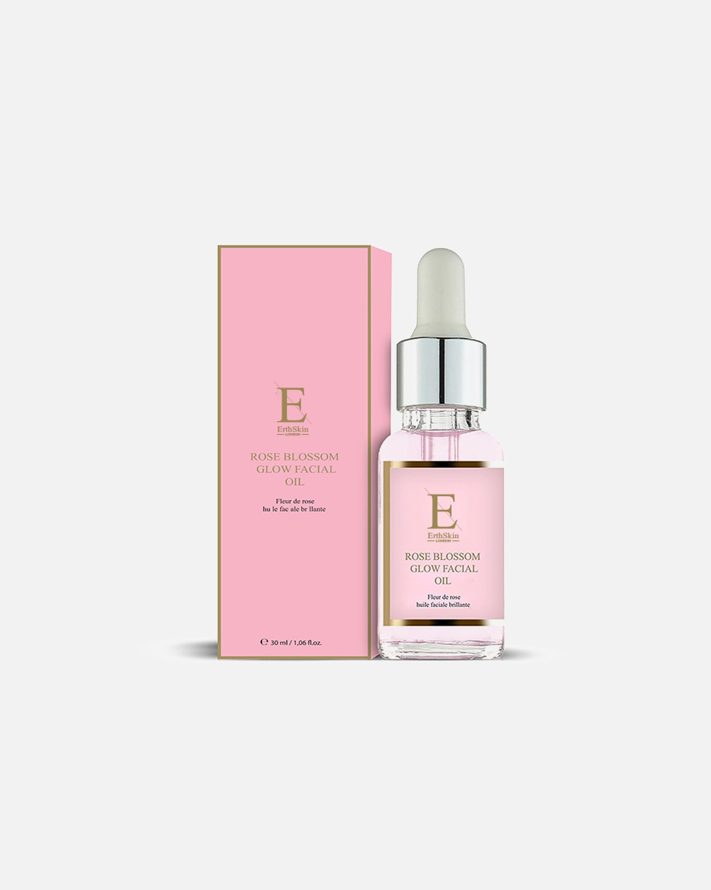 Olejek do twarzy dla Kobieta ErthSkin London Olejek do twarzy Rose Petal Glow 1 sztukakaka