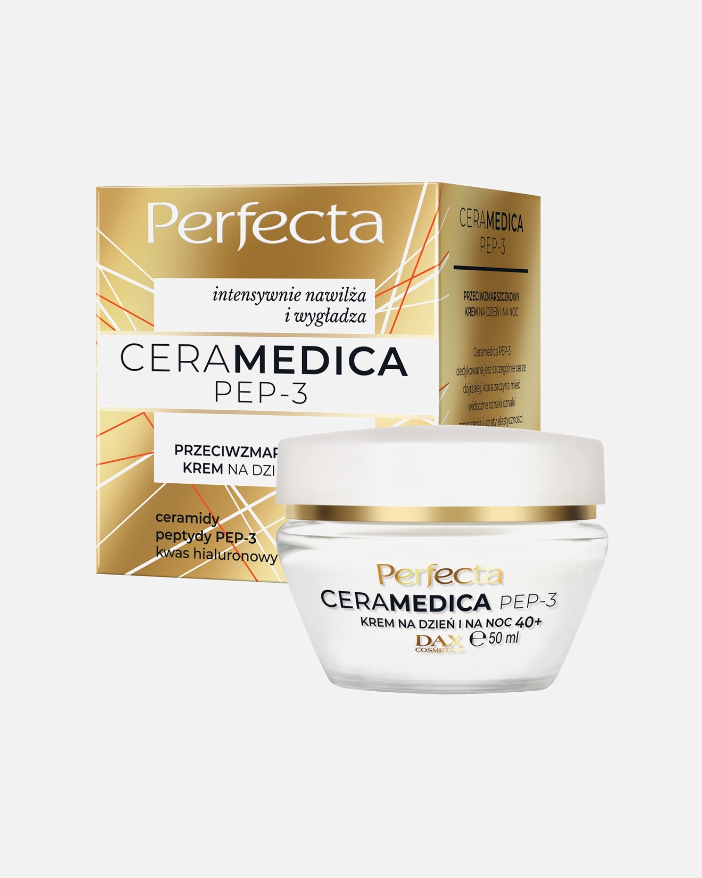 Krem do twarzy dla Kobieta Perfecta Ceramedica Pep-3 50 ml