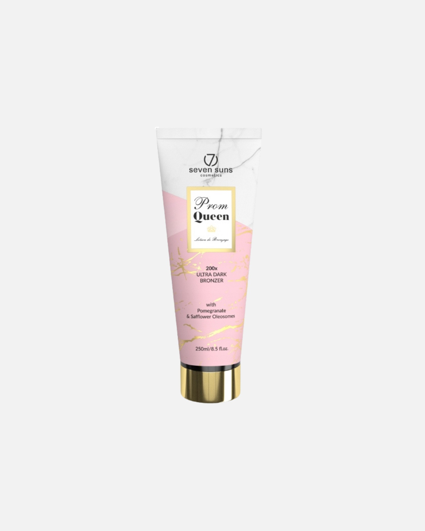 Samoopalacz dla Unisex 7suns Default Brand Line Opóźniony bronzer z orzechem włoskim i formułą nawilżającą 250 ml