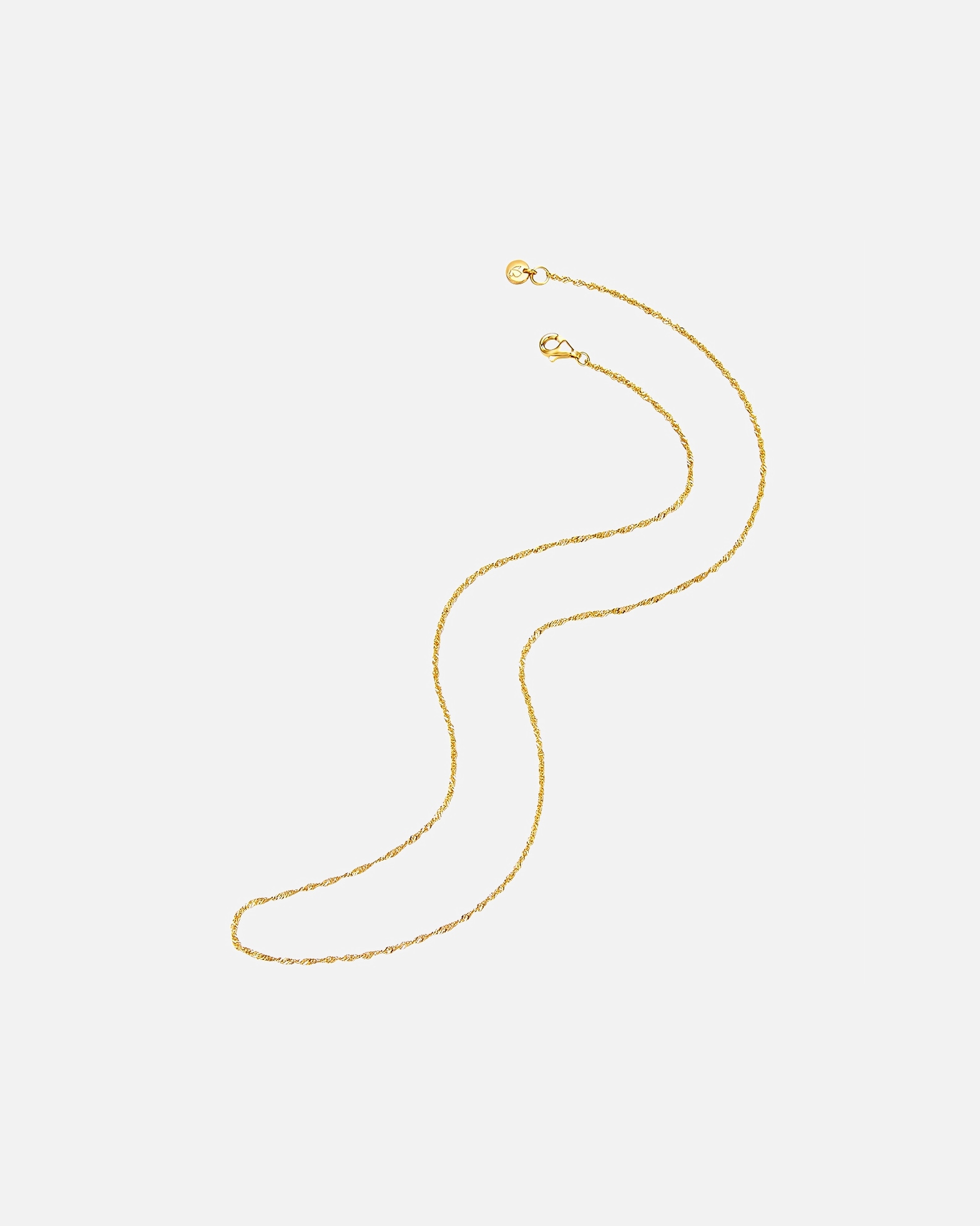 Naszyjnik dla Kobieta Glanzstücke München Naszyjnik srebrny srebro wysokiej próby żółte złoto 50 cm