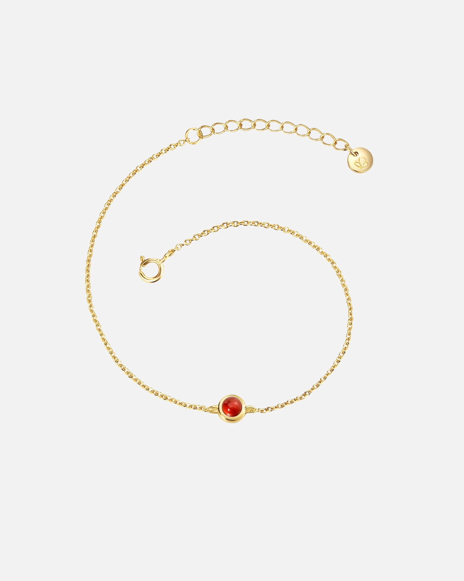 Bransoletka dla Kobieta Bransoletka z Srebro wysokiej próby w Żółte złoto 17,0 cm Basislänge + 3,0 cm Verlängerung