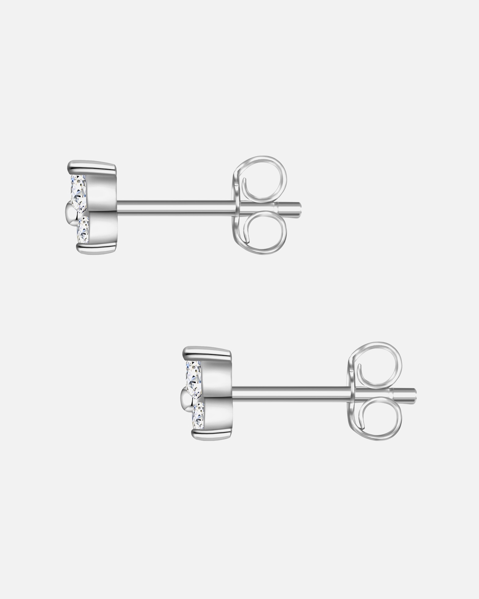 Kolczyki dla Kobieta Glanzstücke München Kolczyki Motyl z Srebro wysokiej próby w Srebrny 4,5 mm