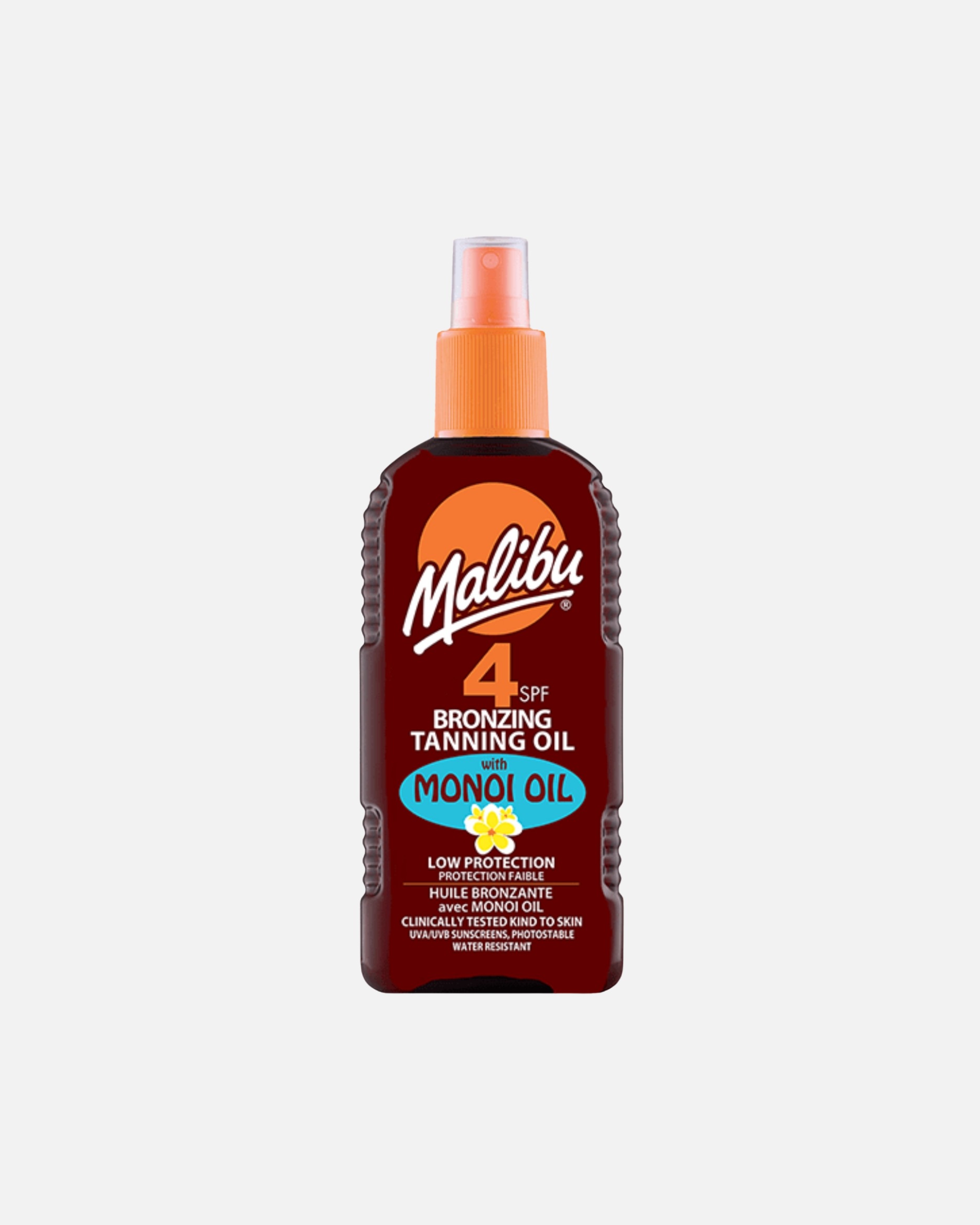 Spray do opalania dla Unisex Bronzing Tanning Oil olejek do opalania w sprayu brązujący z monoi SPF4 200 ml