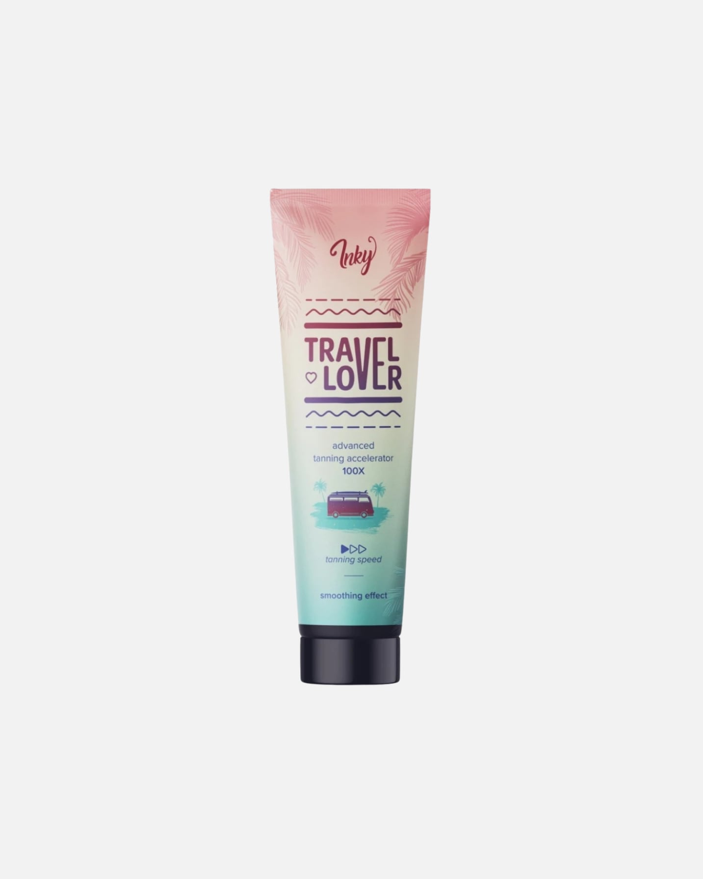 Balsam do opalania dla Unisex Inky Default Brand Line Travel Lover przyspieszacz opalania z proteinami jedwabiu i masłem shea 150 ml
